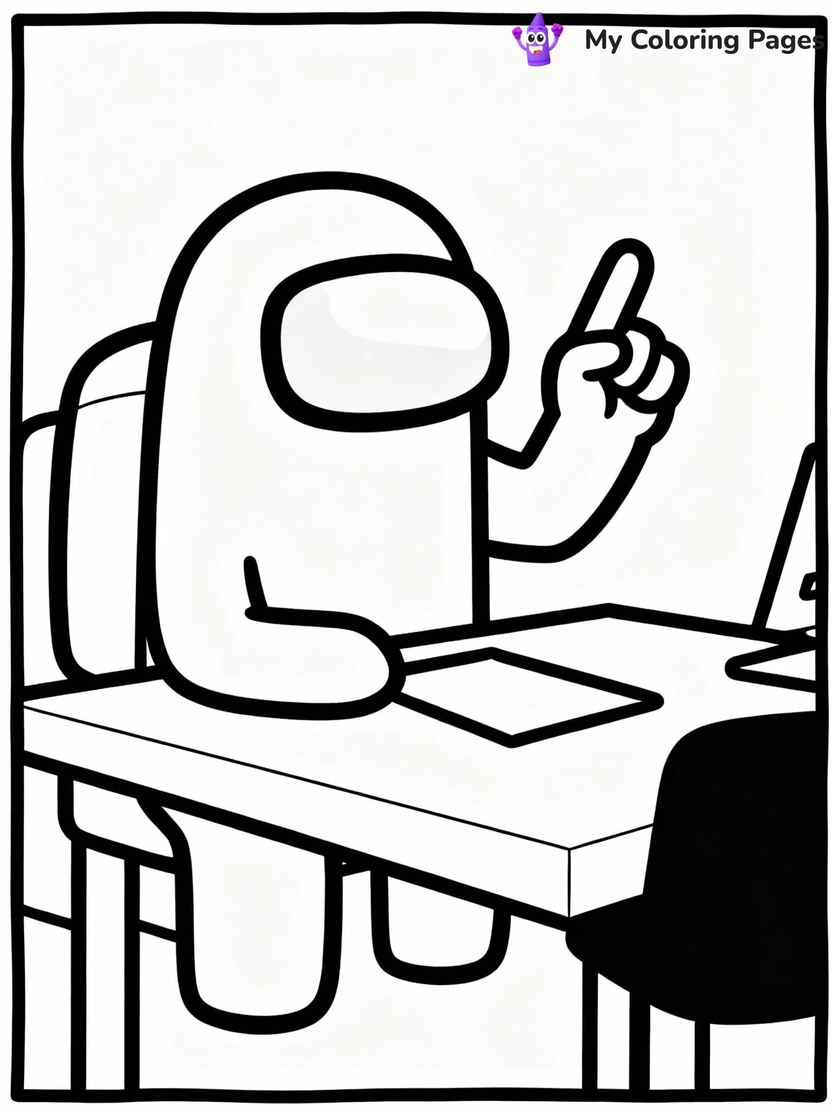 Among Us Coloring Pages - 2