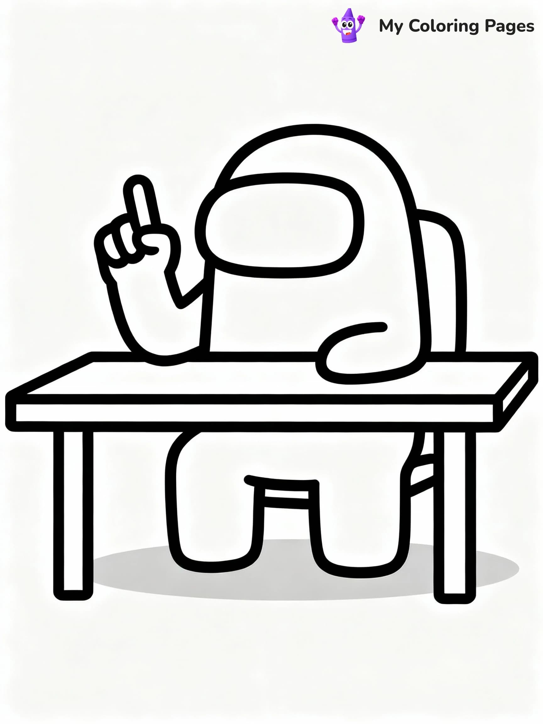 Among Us Coloring Pages - 1