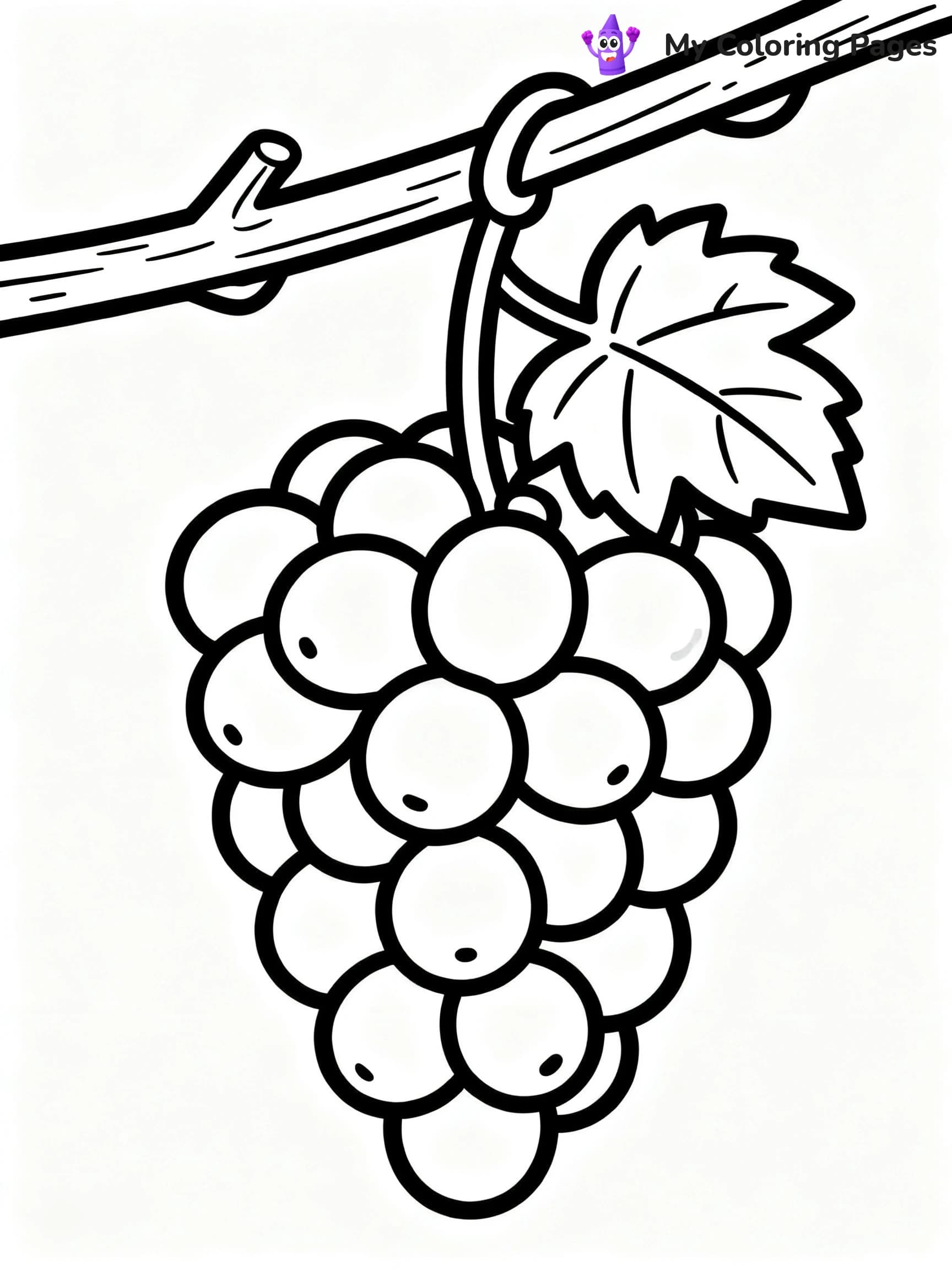 Grape Coloring Pages - 24