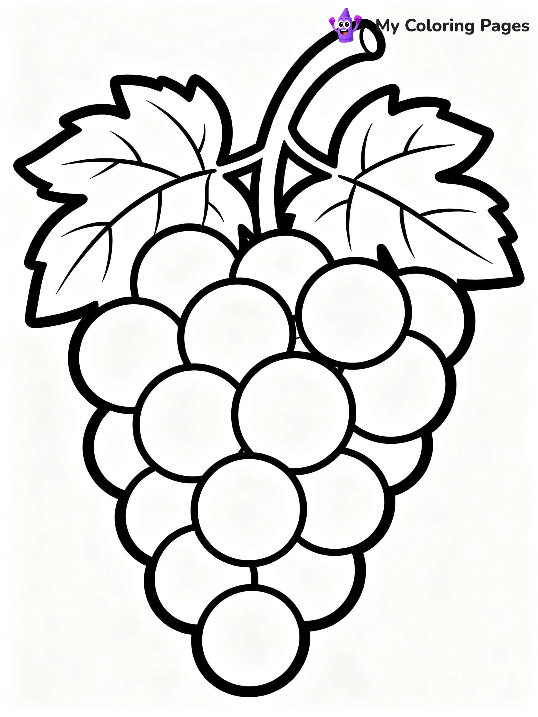Grape Coloring Pages - 23