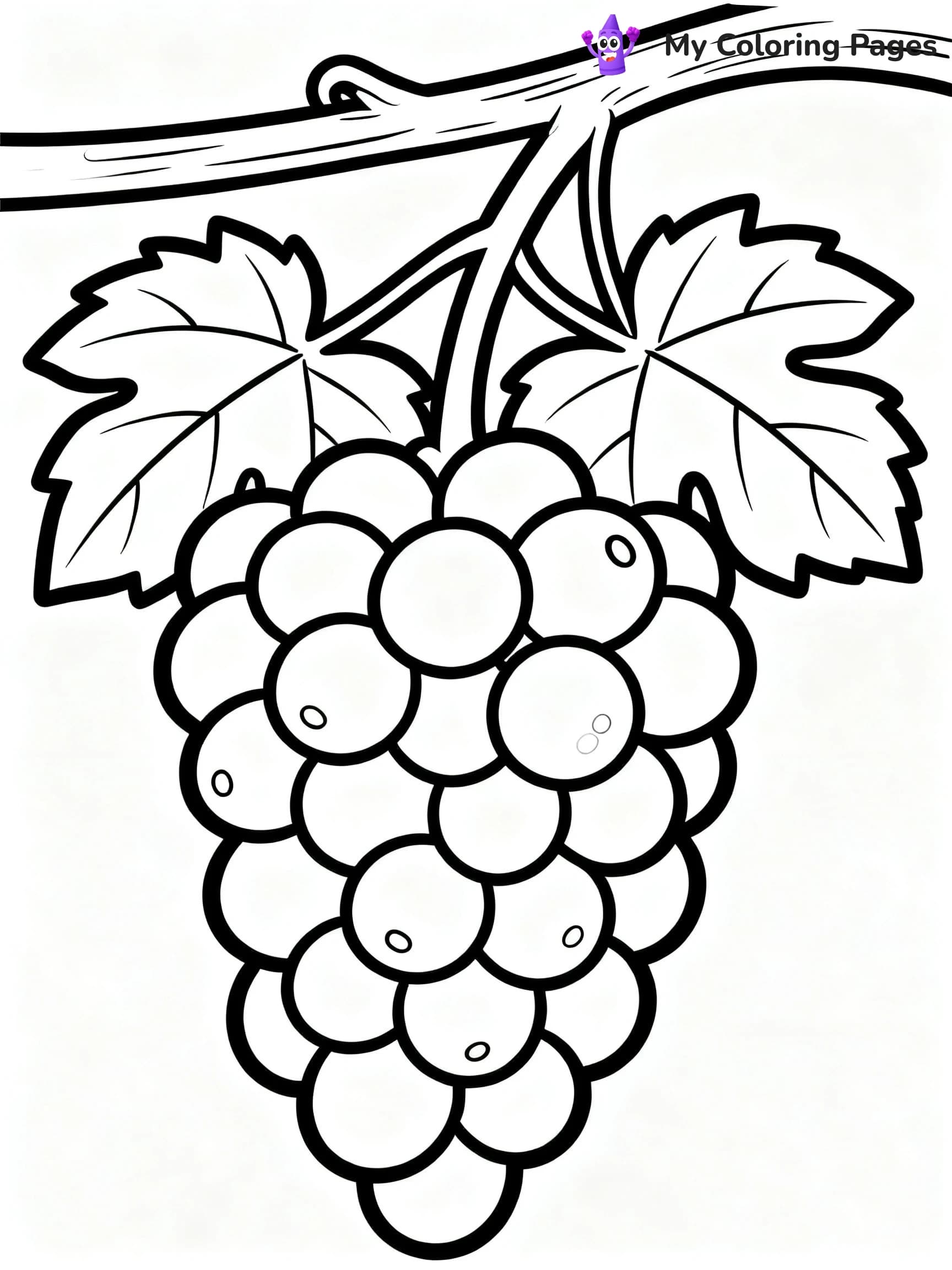 Grape Coloring Pages - 21