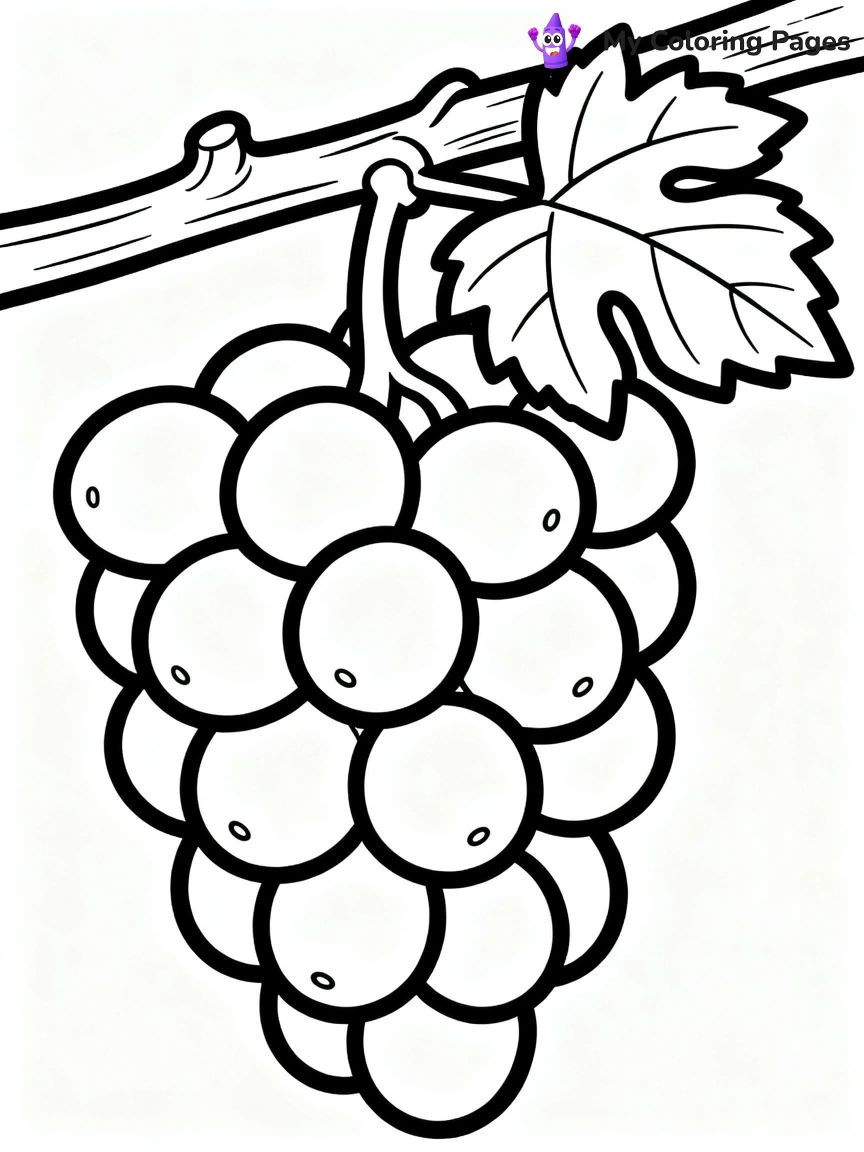 Grape Coloring Pages - 20