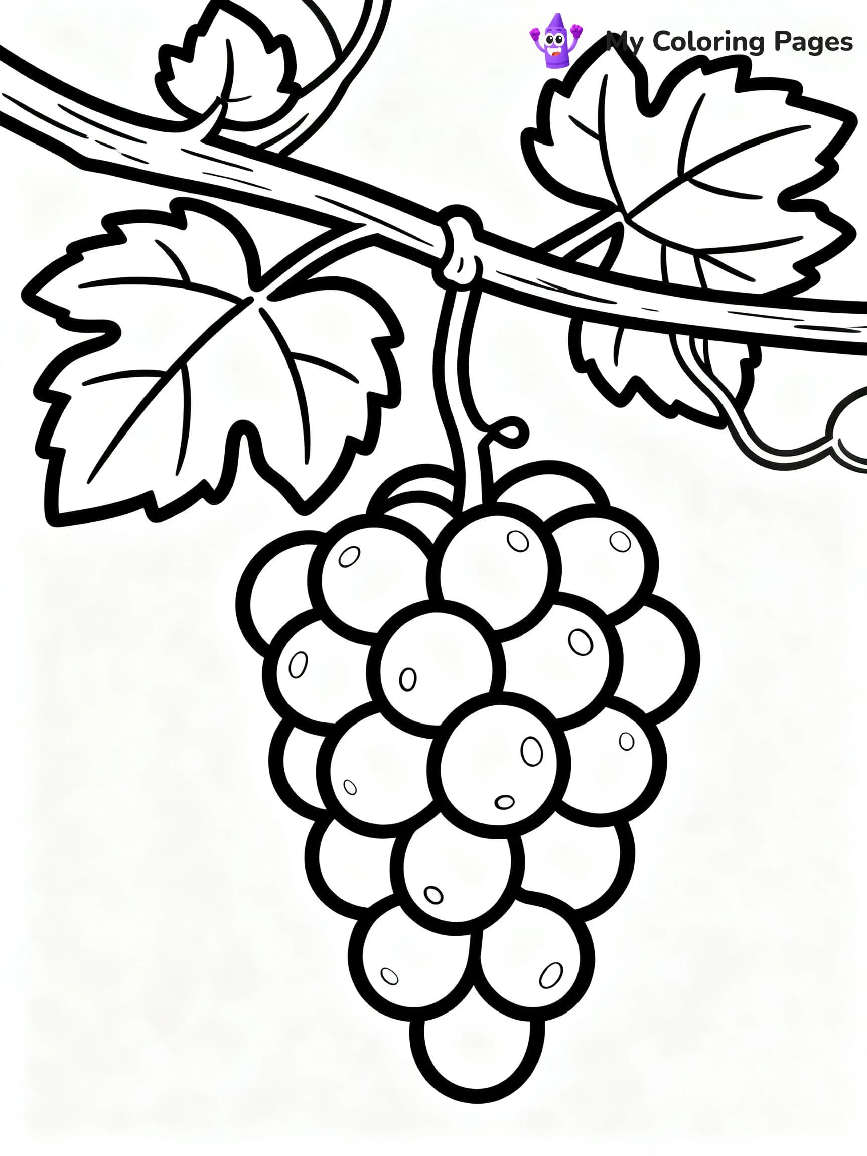 Grape Coloring Pages - 19
