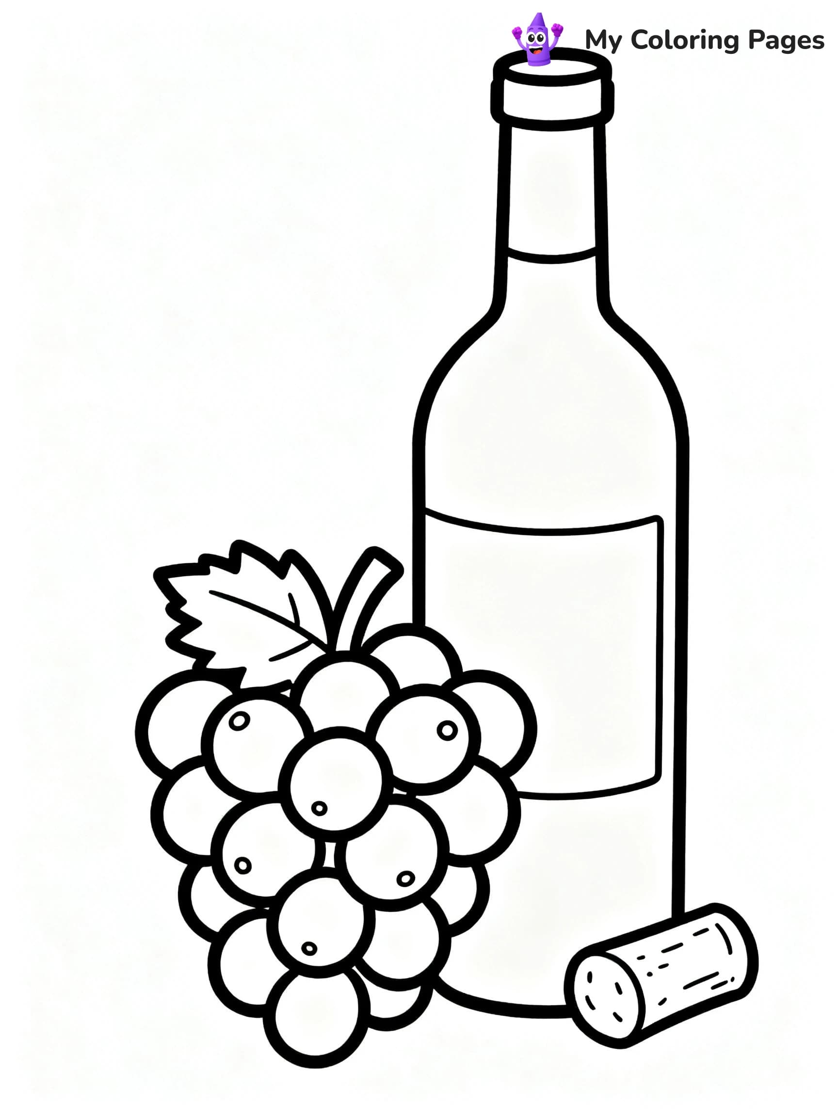 Grape Coloring Pages - 18