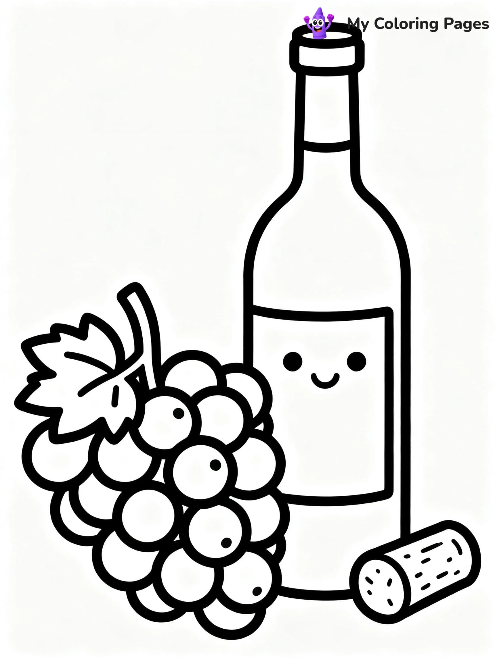 Grape Coloring Pages - 15