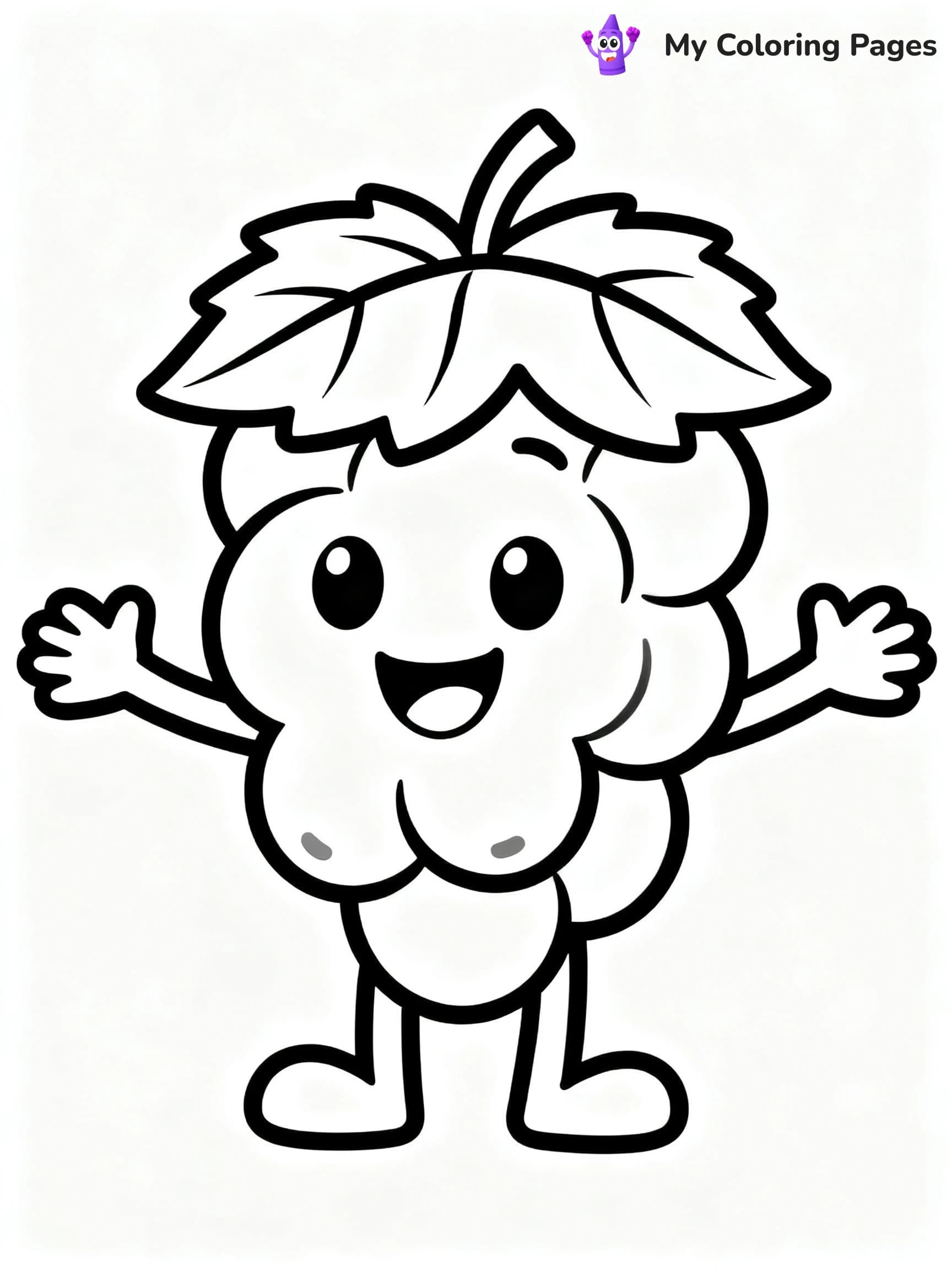 Grape Coloring Pages - 11