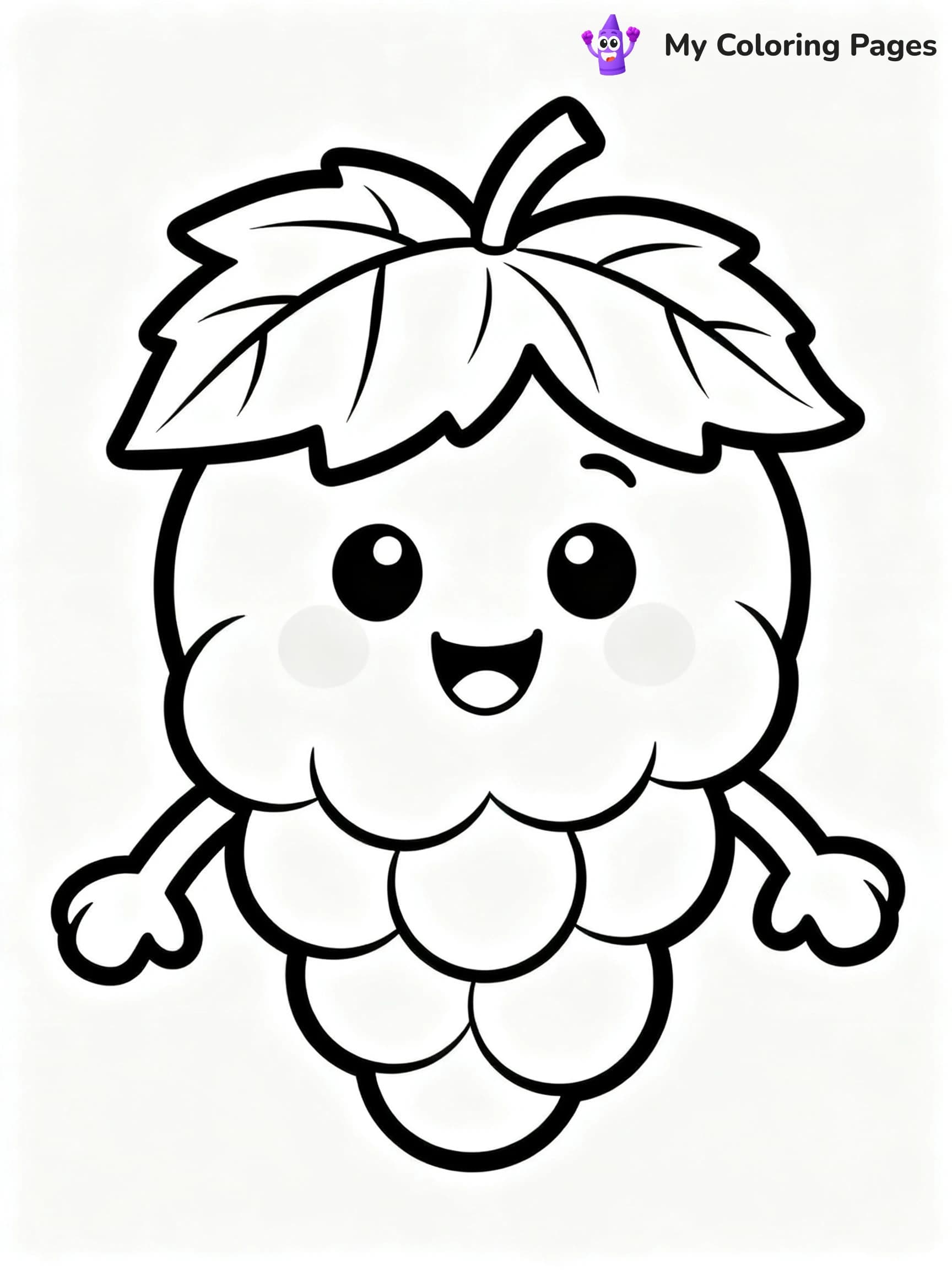 Grape Coloring Pages - 7