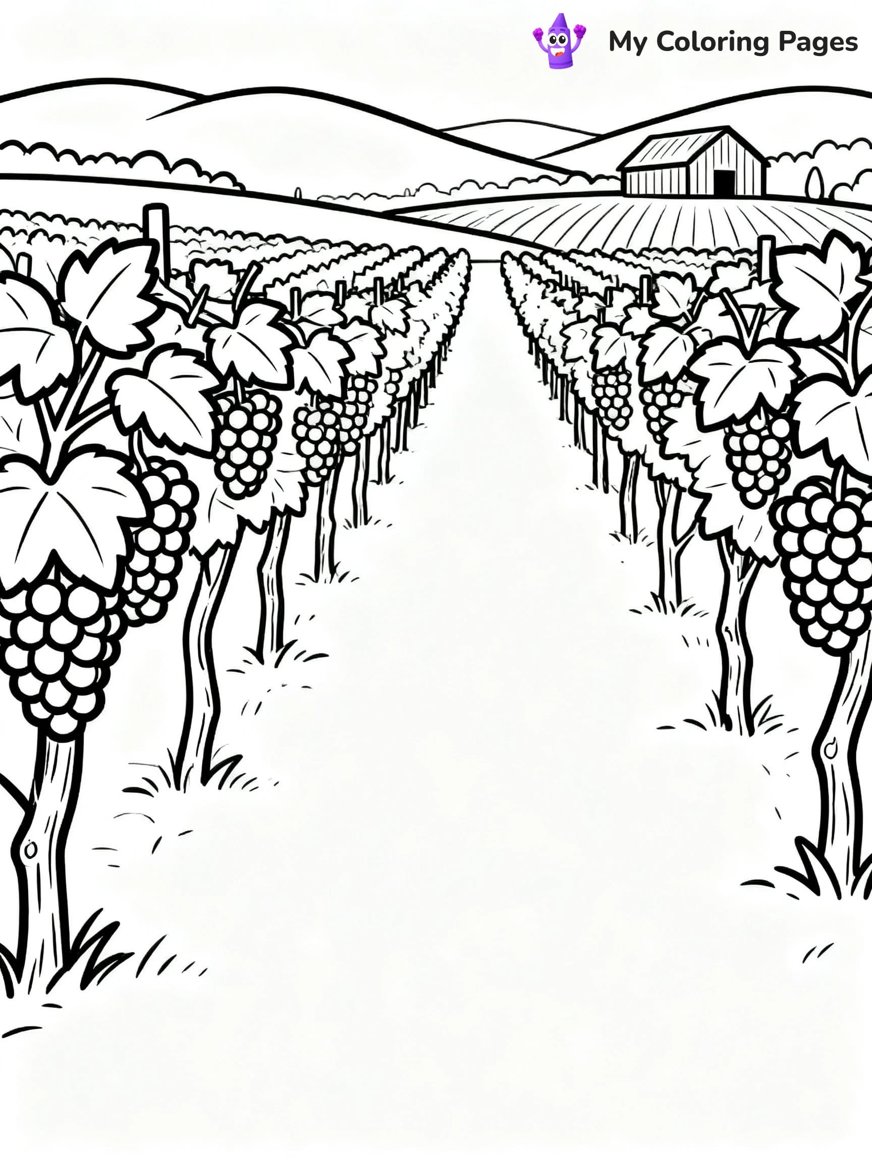 Grape Coloring Pages - 5