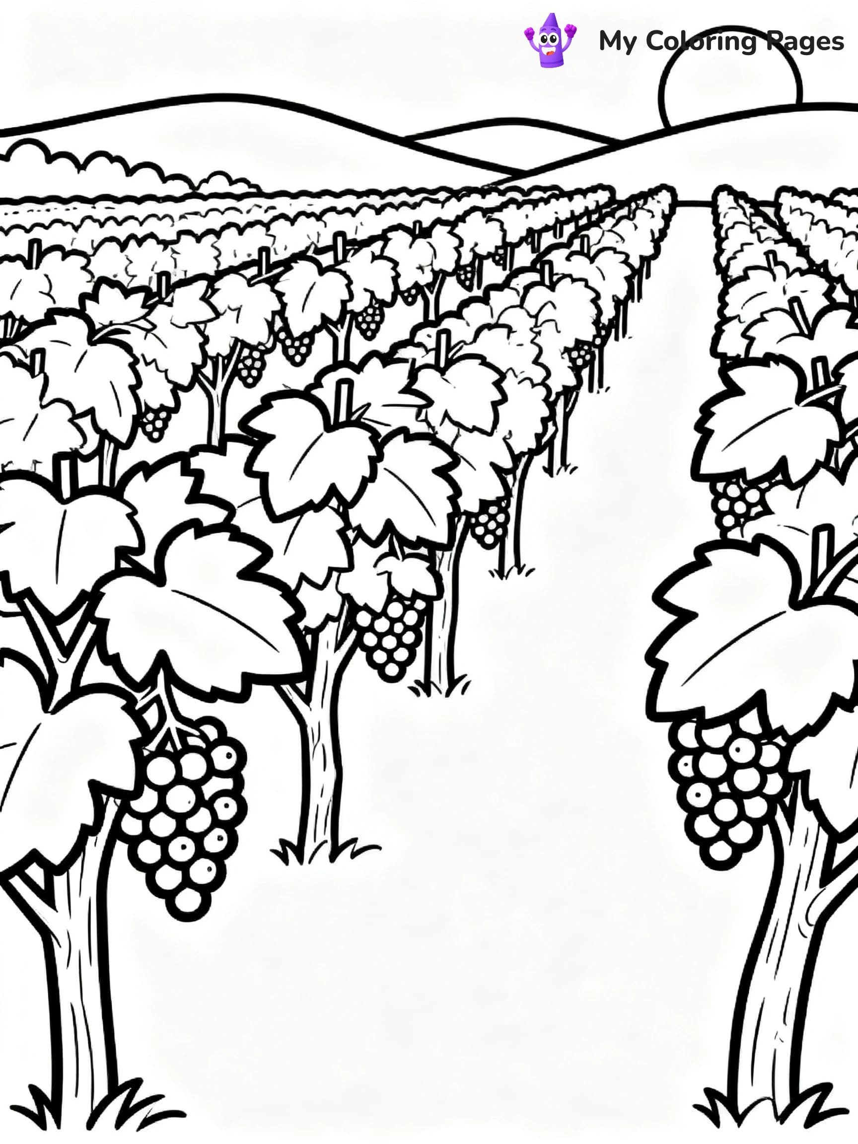 Grape Coloring Pages - 3