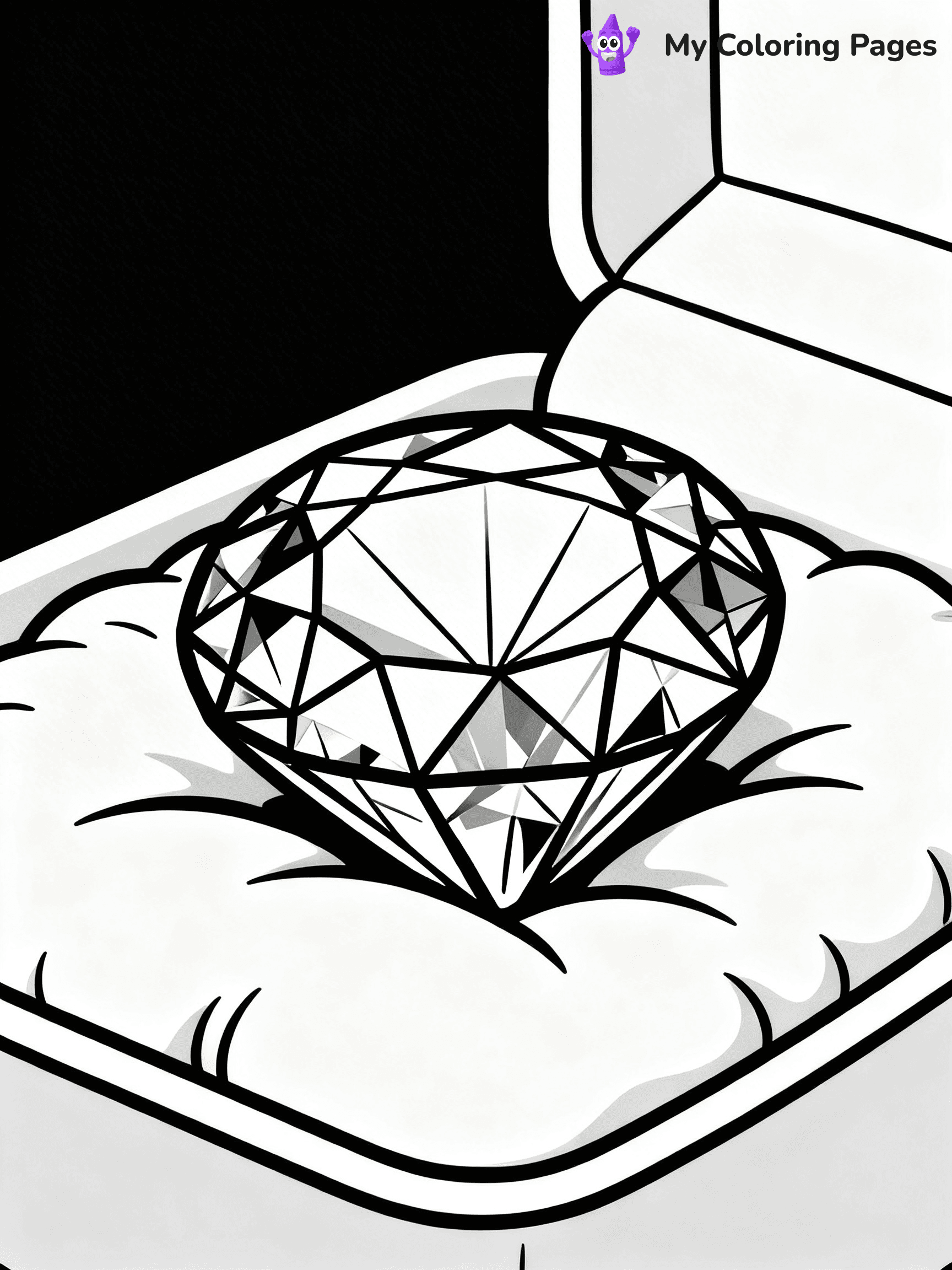 Gem Coloring Pages - 59