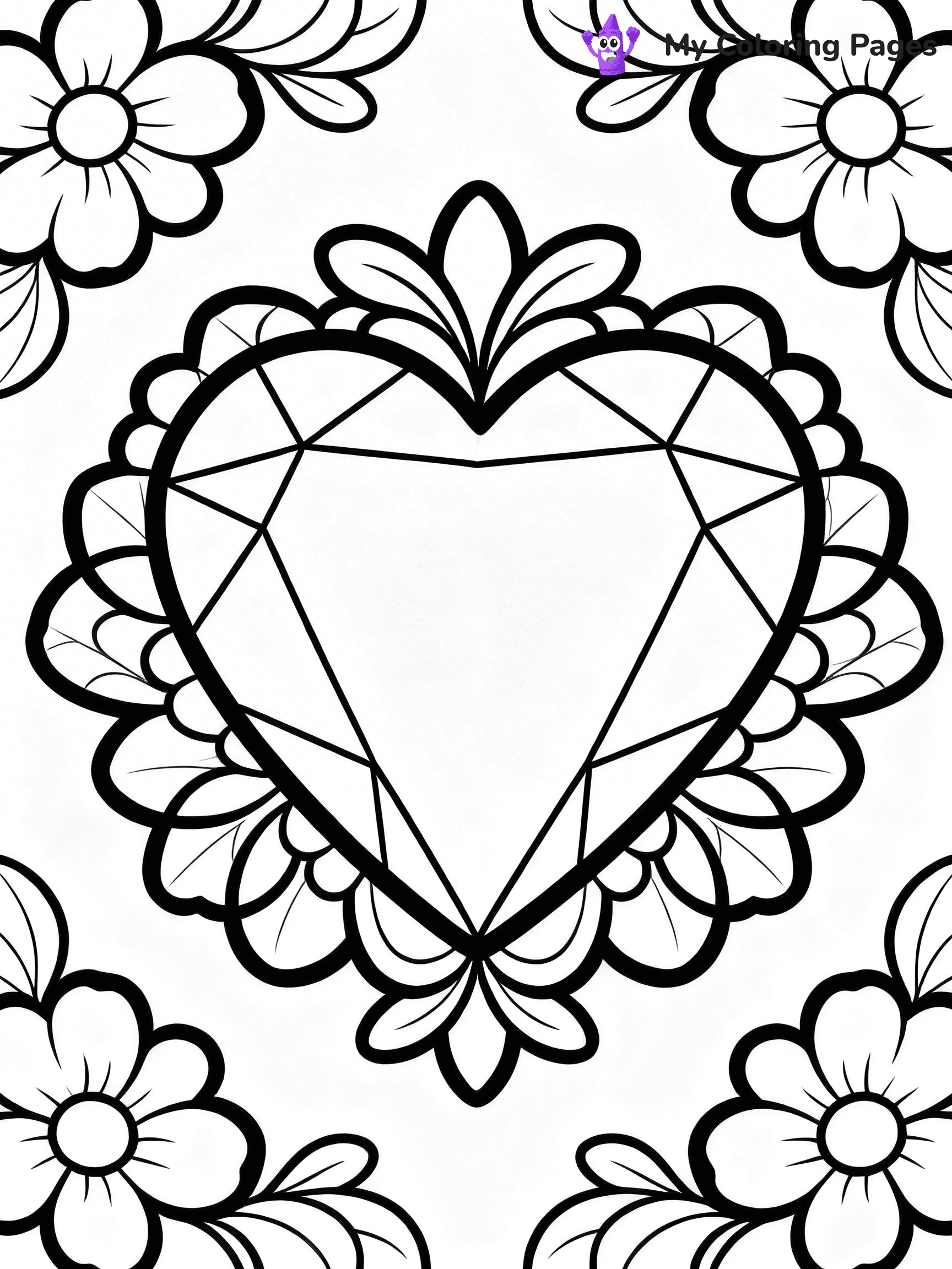 Gem Coloring Pages - 54