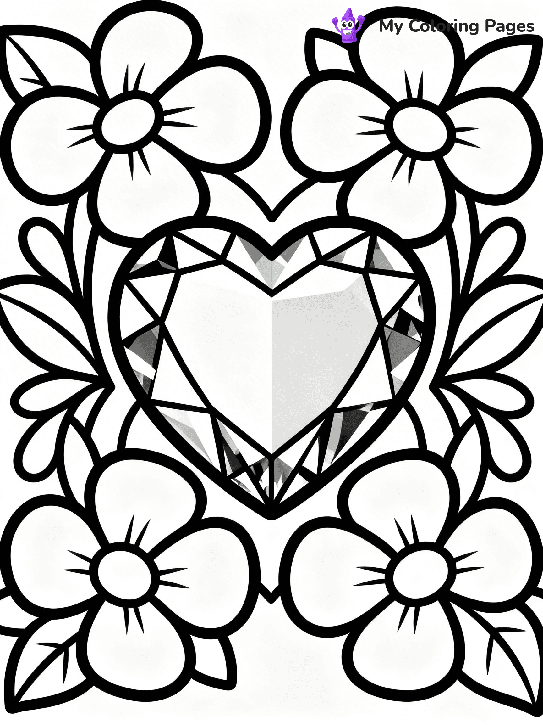 Gem Coloring Pages - 53