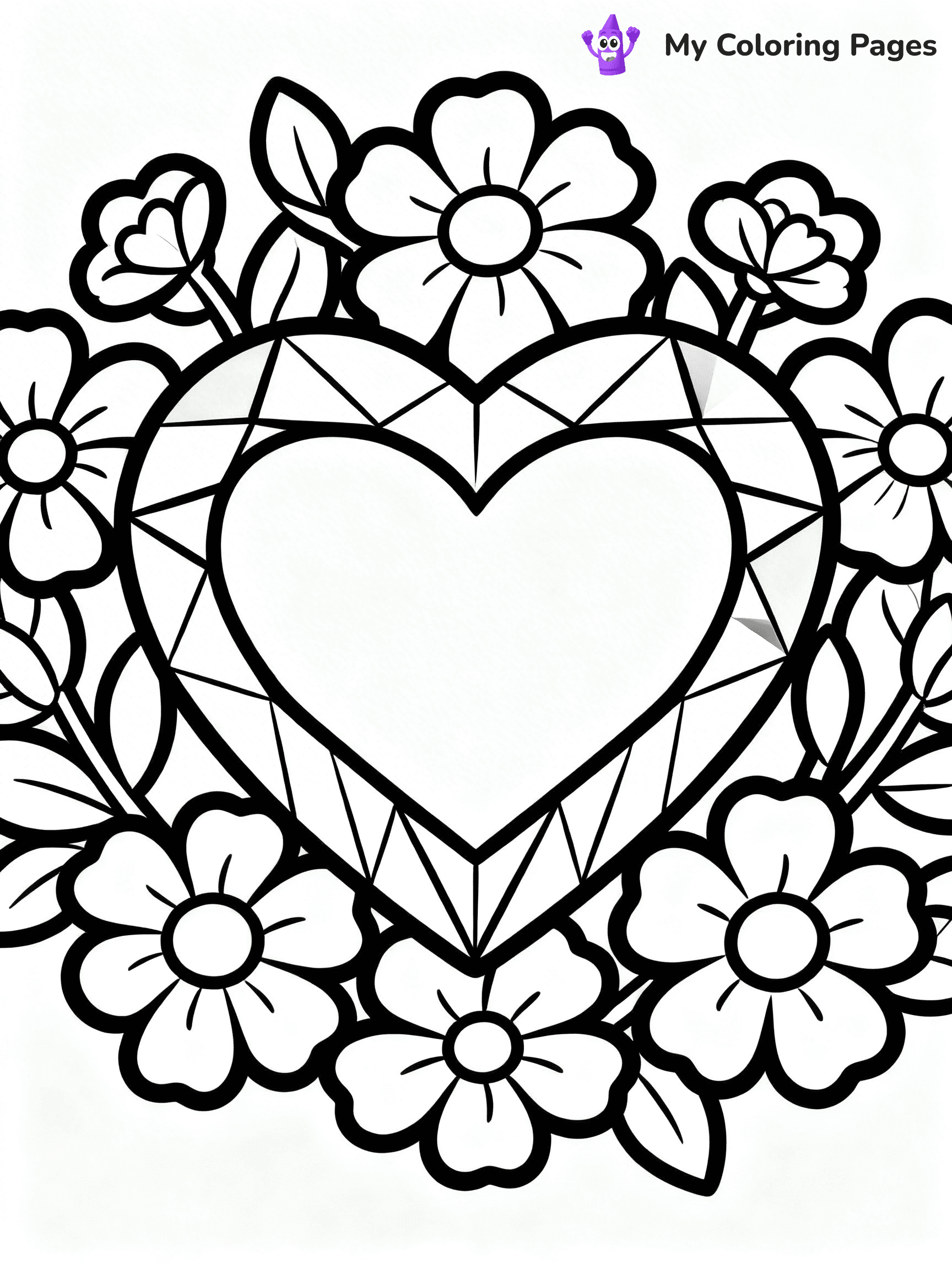 Gem Coloring Pages - 50