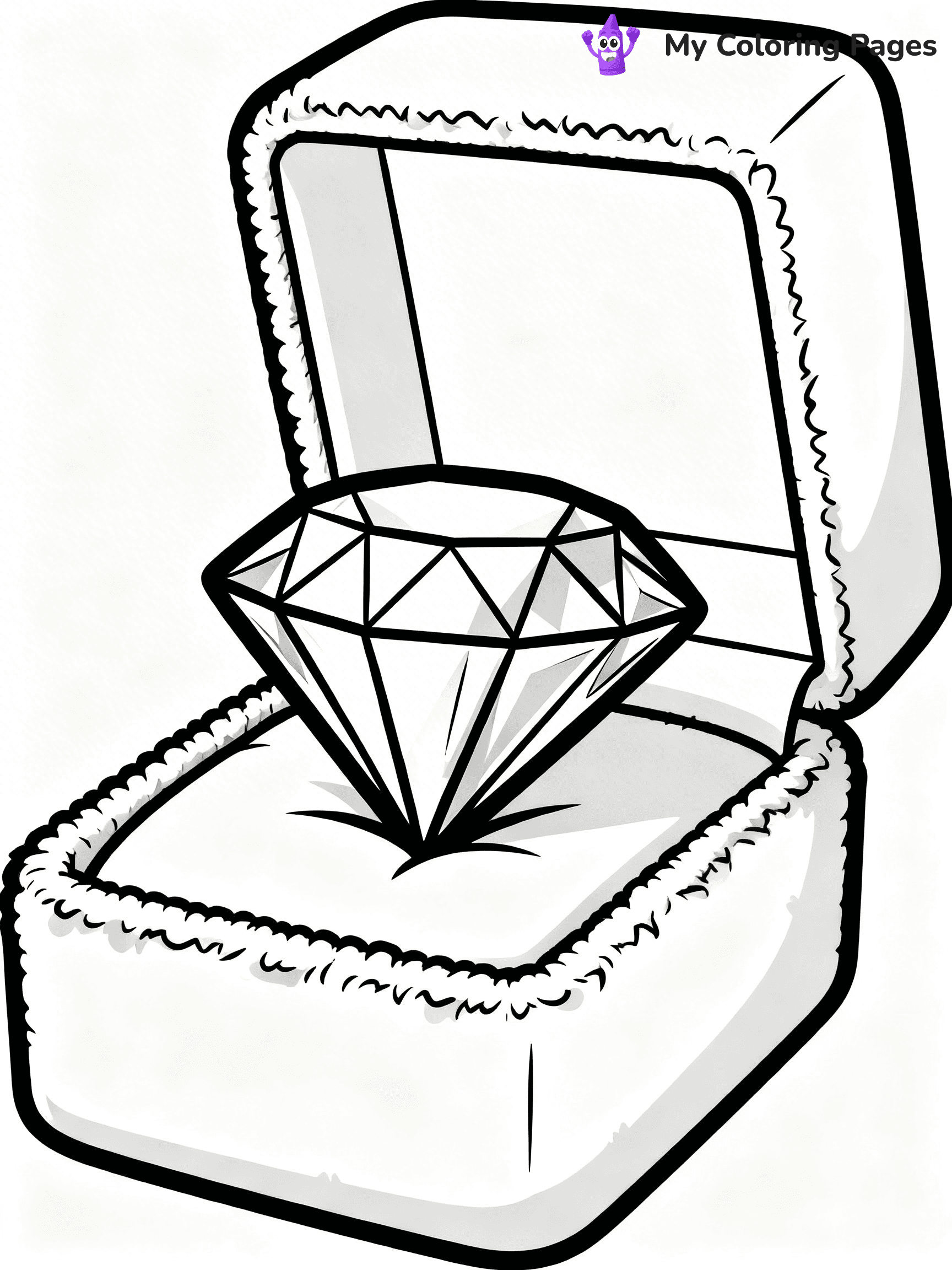 Gem Coloring Pages - 47