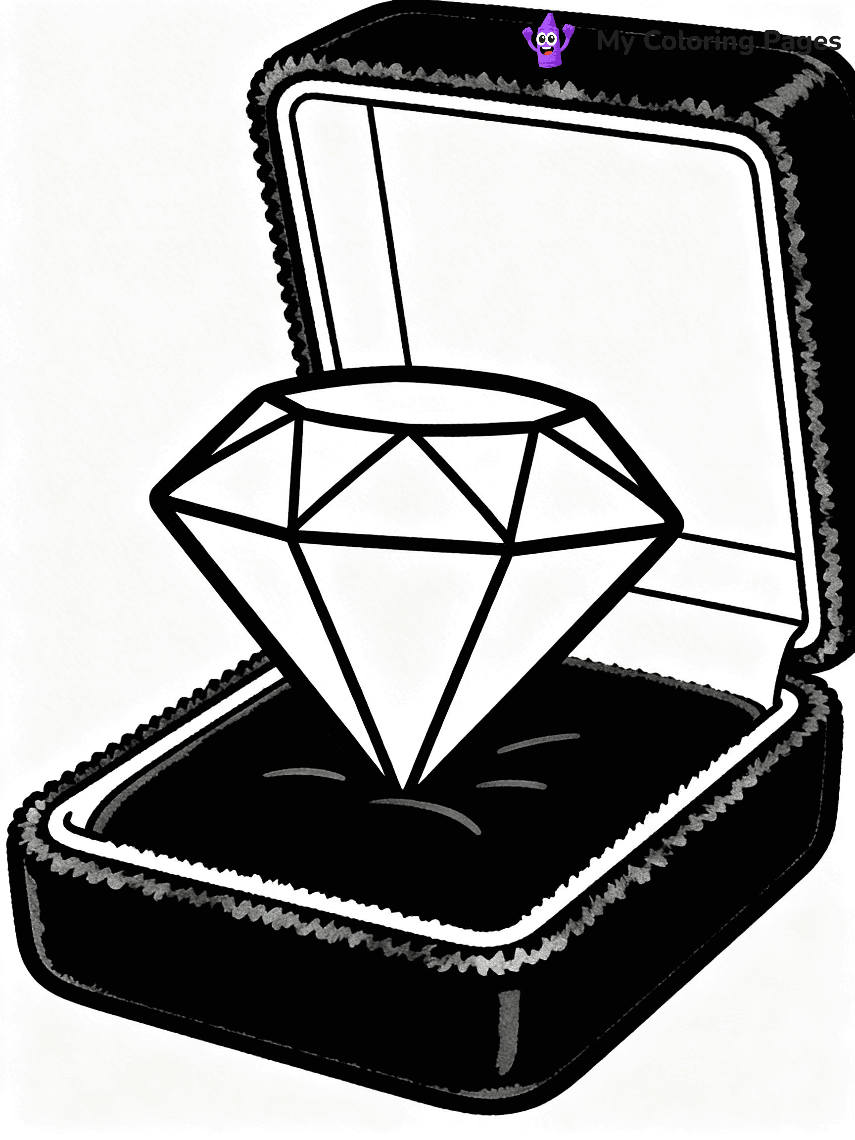 Gem Coloring Pages - 43