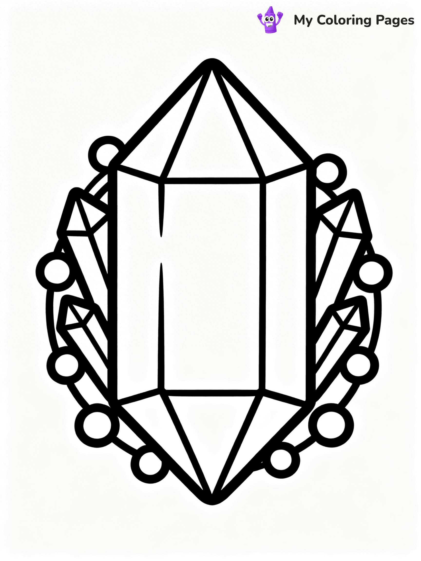 Gem Coloring Pages - 31