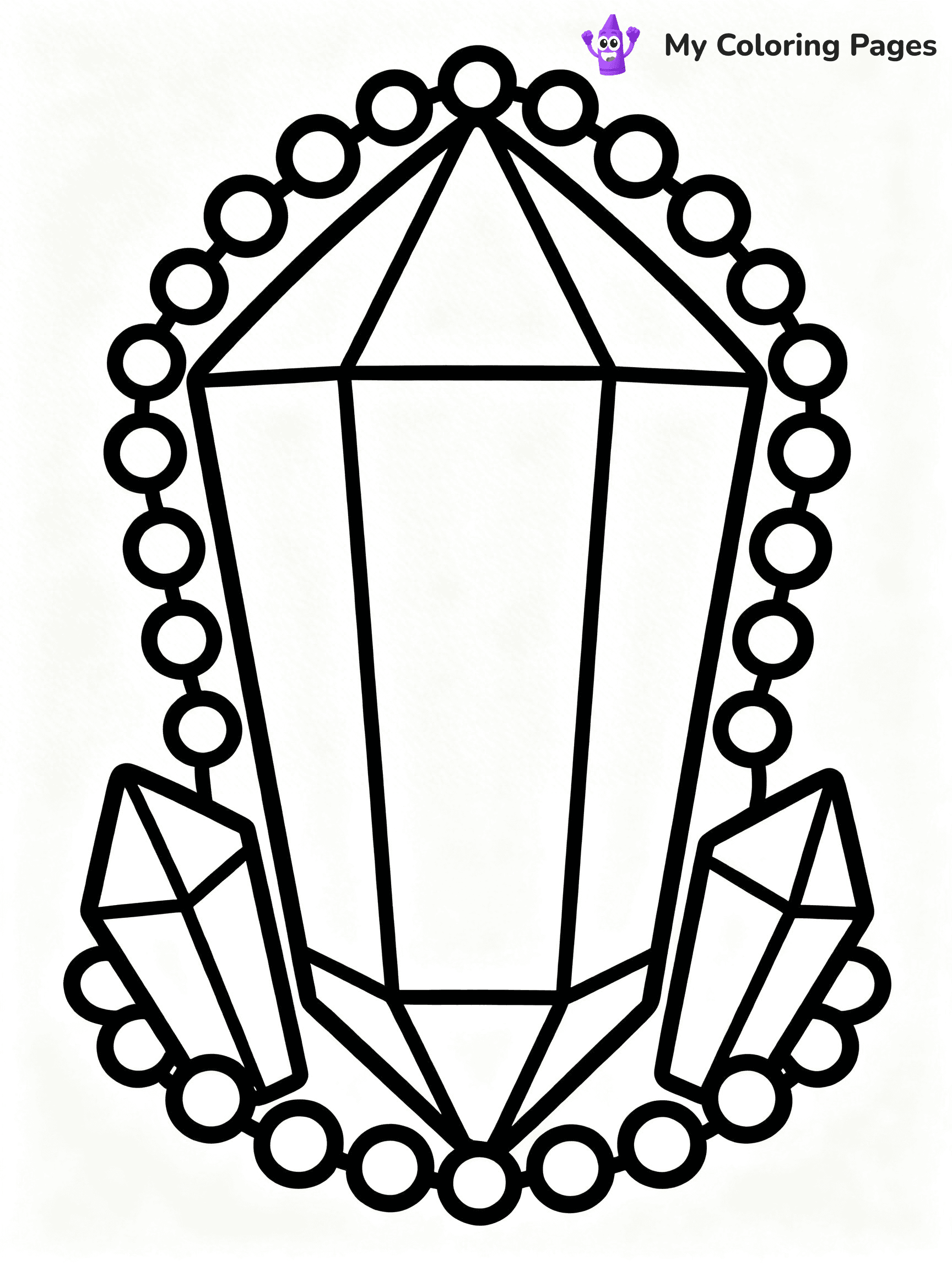 Gem Coloring Pages - 29