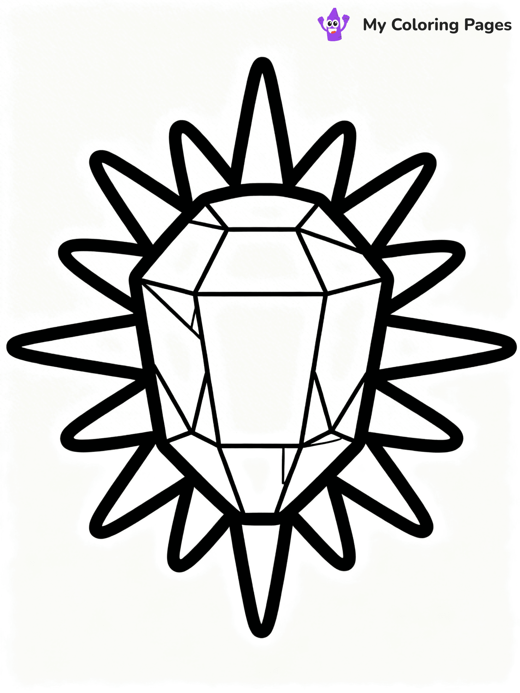 Gem Coloring Pages - 22