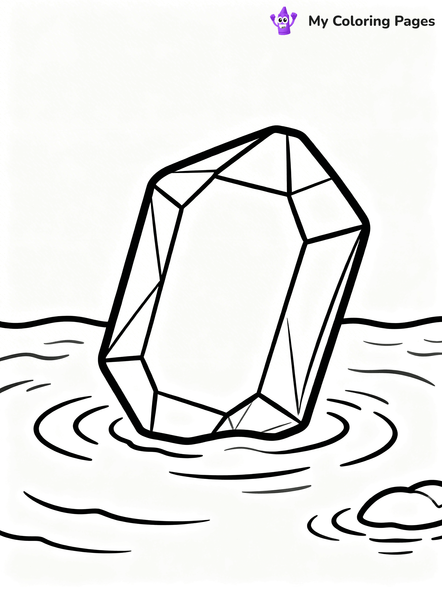 Gem Coloring Pages - 17
