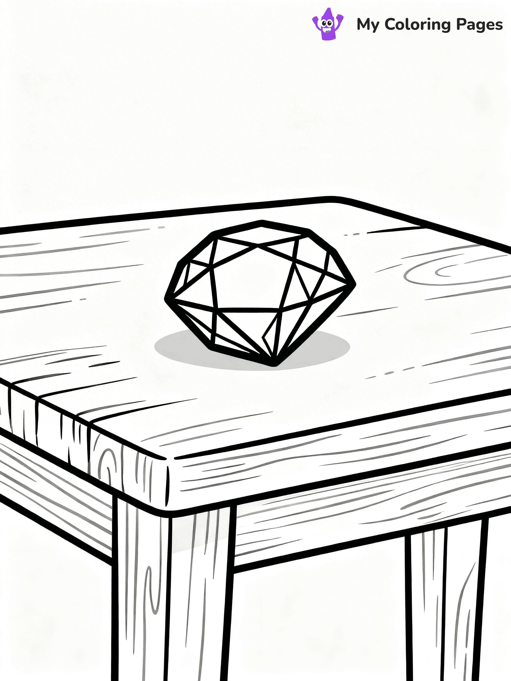 Gem Coloring Pages - 7