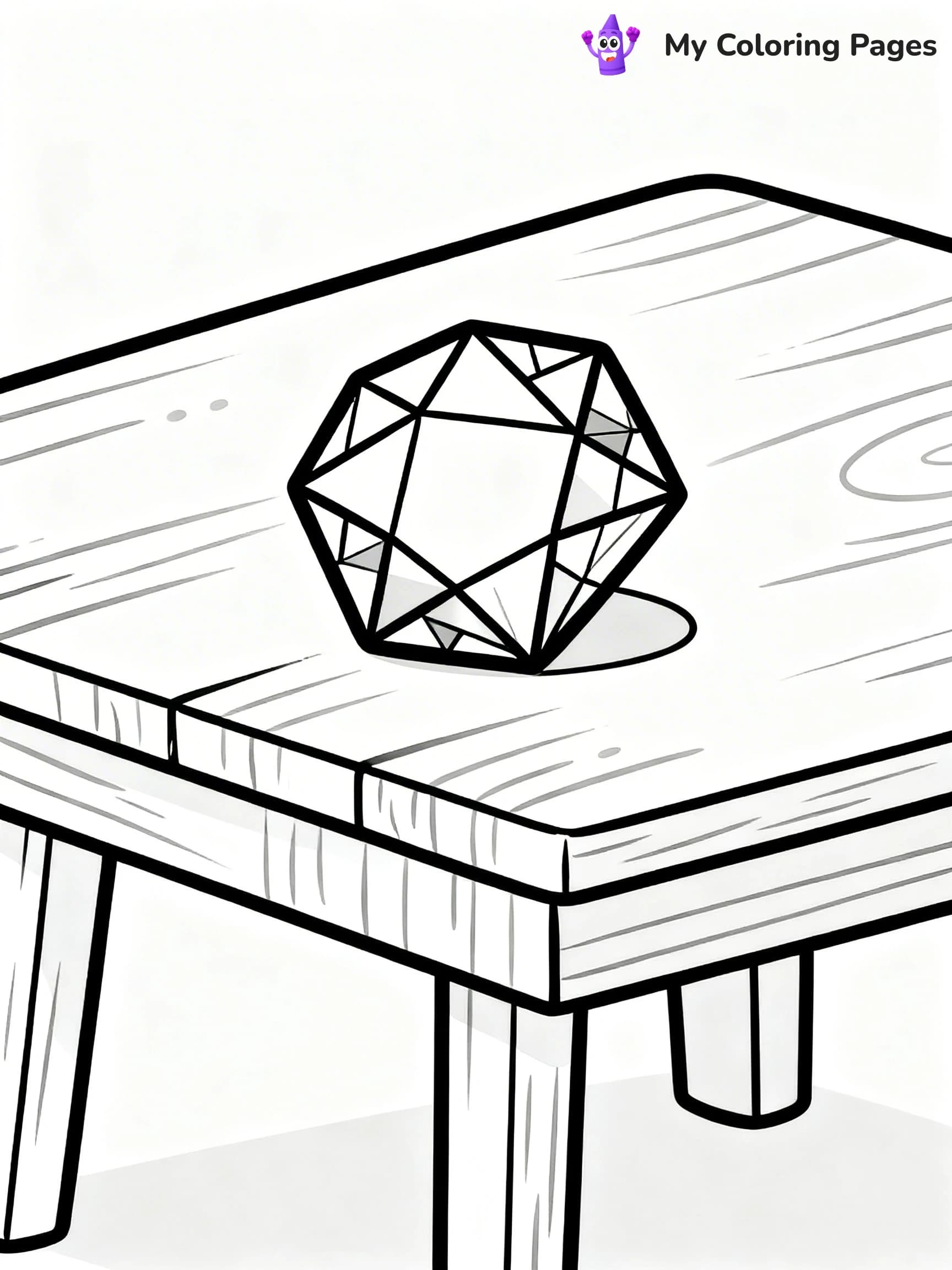 Gem Coloring Pages - 4