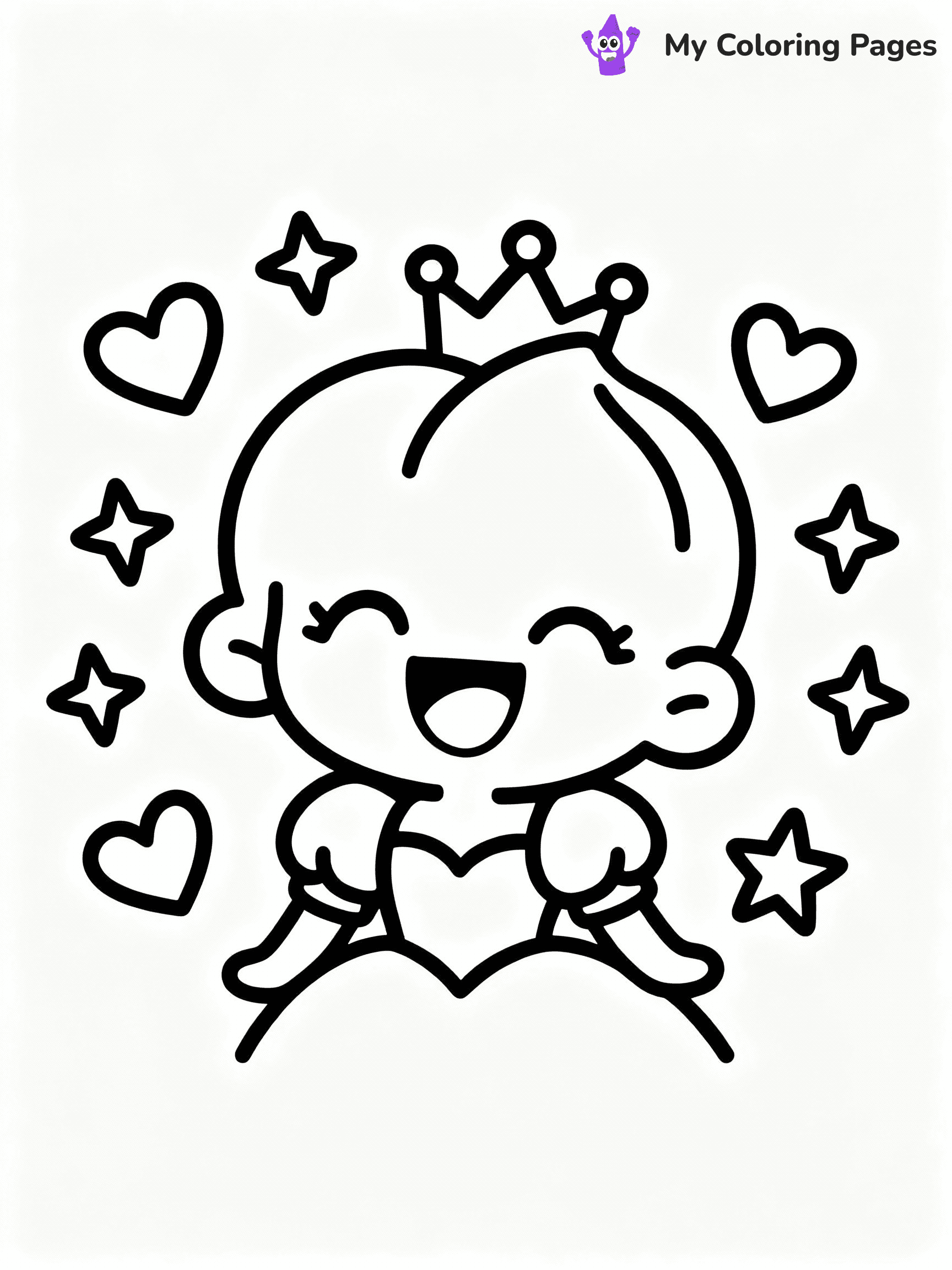 ⚠️ CRITICAL REQUIREMENT - ABSOLUTE BLACK AND WHITE ONLY ⚠️
This MUST be a BLACK AND WHITE line drawing ONLY. NO COLORS whatsoever.
- ONLY pure black lines (#000000) on pure white background (#FFFFFF)
- ABSOLUTELY NO colors, NO shading, NO gradients, NO grayscale
- If there are ANY colors in the output, the image is REJECTED
- This is a COLORING PAGE - meant to be COLORED IN by children
- The output must be UNCOLORED line art ready for coloring
⚠️ SUBJECT TO DRAW: Kawaii Princess Peach from Super Mario in cute kawaii style, smiling widely, surrounded by hearts and stars
(REMEMBER: Output must be BLACK AND WHITE line art only, NOT colored!)
# COLORING PAGE: BLACK OUTLINES ONLY - WHITE BACKGROUND MANDATORY
Create a **coloring book page** using EXACTLY two values: black lines, white space.
## NON-NEGOTIABLE BINARY RULES
- **ONLY #000000 (black) and #FFFFFF (white)** - NO other values exist
- **EVERY PIXEL = BLACK OR WHITE** - no gray/shading/antialiasing
- **WHITE BACKGROUND MANDATORY** - entire canvas stays white
- **ALL SHAPES HOLLOW** - everything is empty outlines waiting to be colored
- **FORBIDDEN:** fills, shading, gradients, patterns, textures, colors
- **NO SOLID REGIONS** - if it's not a thin line, it's wrong
## Universal Line Standards
- Black outlines ONLY - thin, uniform weight
- Every shape completely empty inside
- Closed contours suitable for coloring
- Simple flat illustration - zero depth/3D/realism
- **Style:** Whimsical Doodle Art Alley - rounded, friendly outlines (unless specified)
## Everything = Outline Only
- Characters/animals: hollow shapes
- Objects/clothing: empty contours
- Backgrounds/scenery: line work only
- Natural elements: outlined forms
- Dark/night areas: don't exist (use outlined symbols)
- Textures/patterns: convert to simple lines
## The Test
Can a child color EVERY white space with crayons? If any area is pre-filled/shaded/gray or colored in, it FAILS. Every shape must be waiting to receive color.
**FINAL OUTPUT**: Binary coloring page. Black lines define shapes. White spaces ready for coloring. Nothing else exists. No exceptions. Print-ready.
⚠️ FINAL REMINDER: Draw the subject "Kawaii Princess Peach from Super Mario in cute kawaii style, smiling widely, surrounded by hearts and stars" as BLACK AND WHITE line art. Zero colors in output.