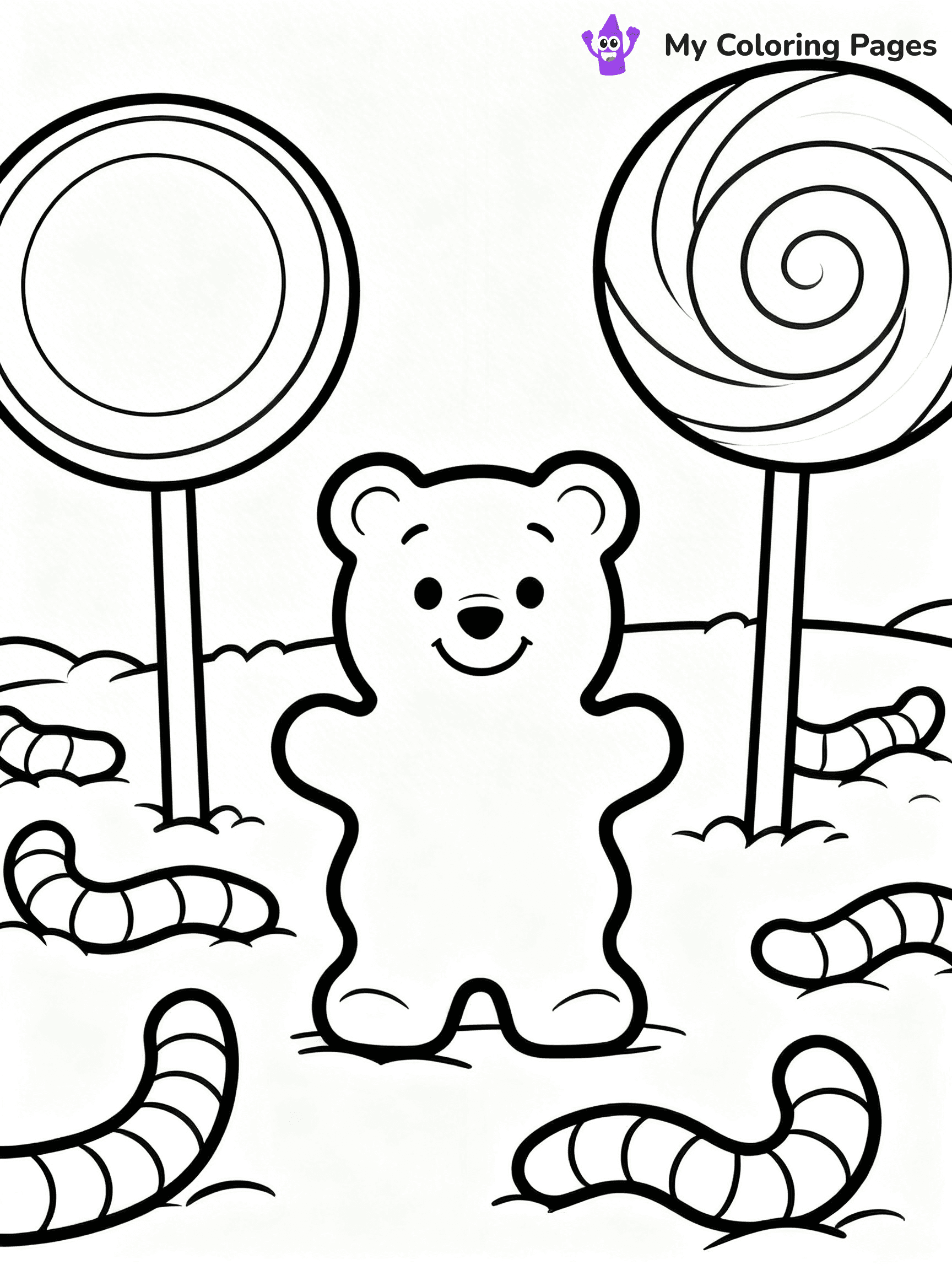 Gummy Bear Coloring Pages - 18