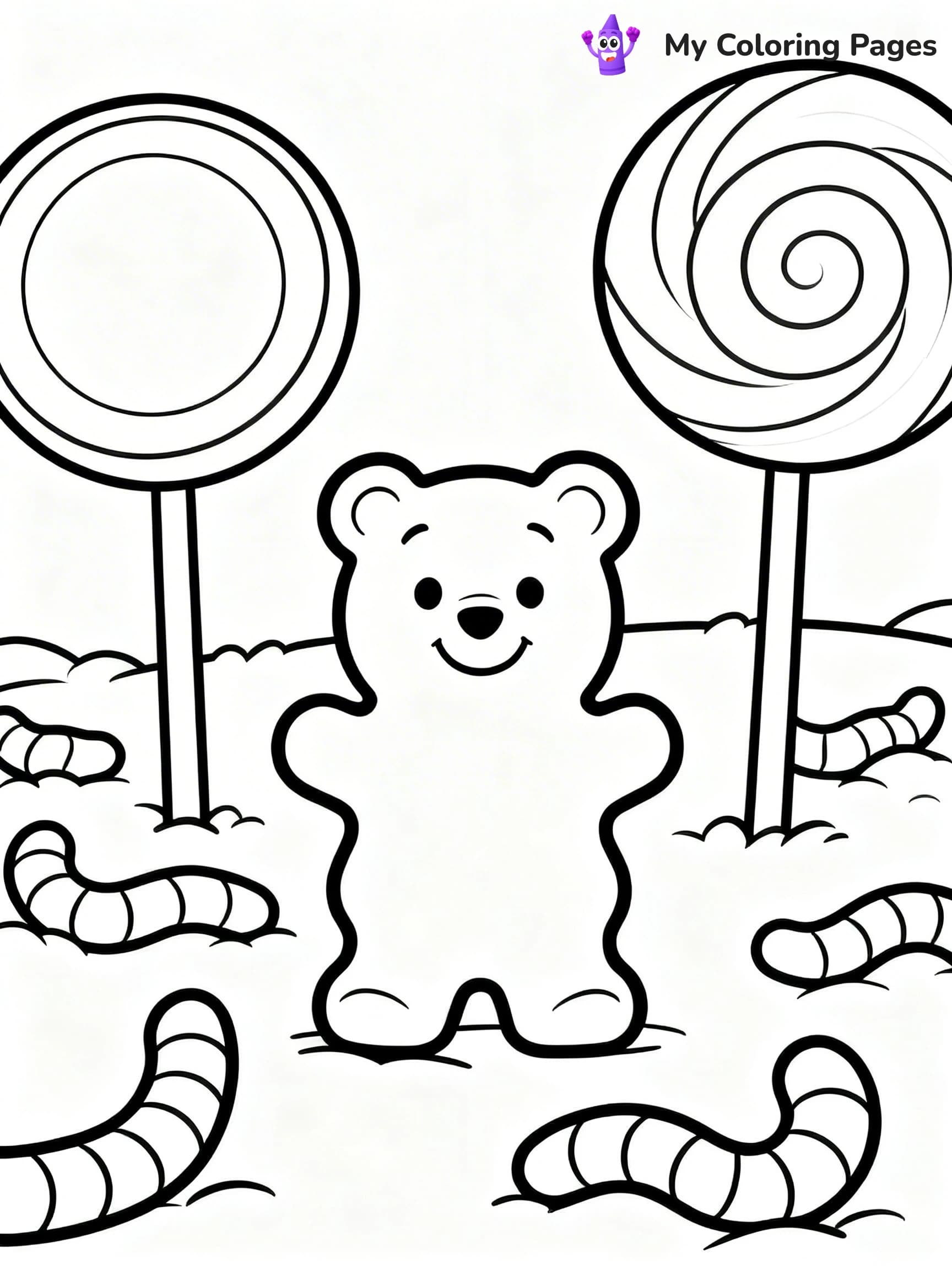 Gummy Bear Coloring Pages - 18