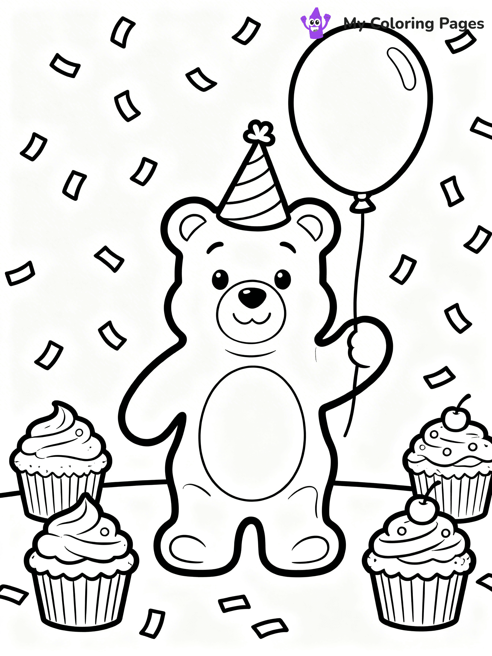 Gummy Bear Coloring Pages - 14