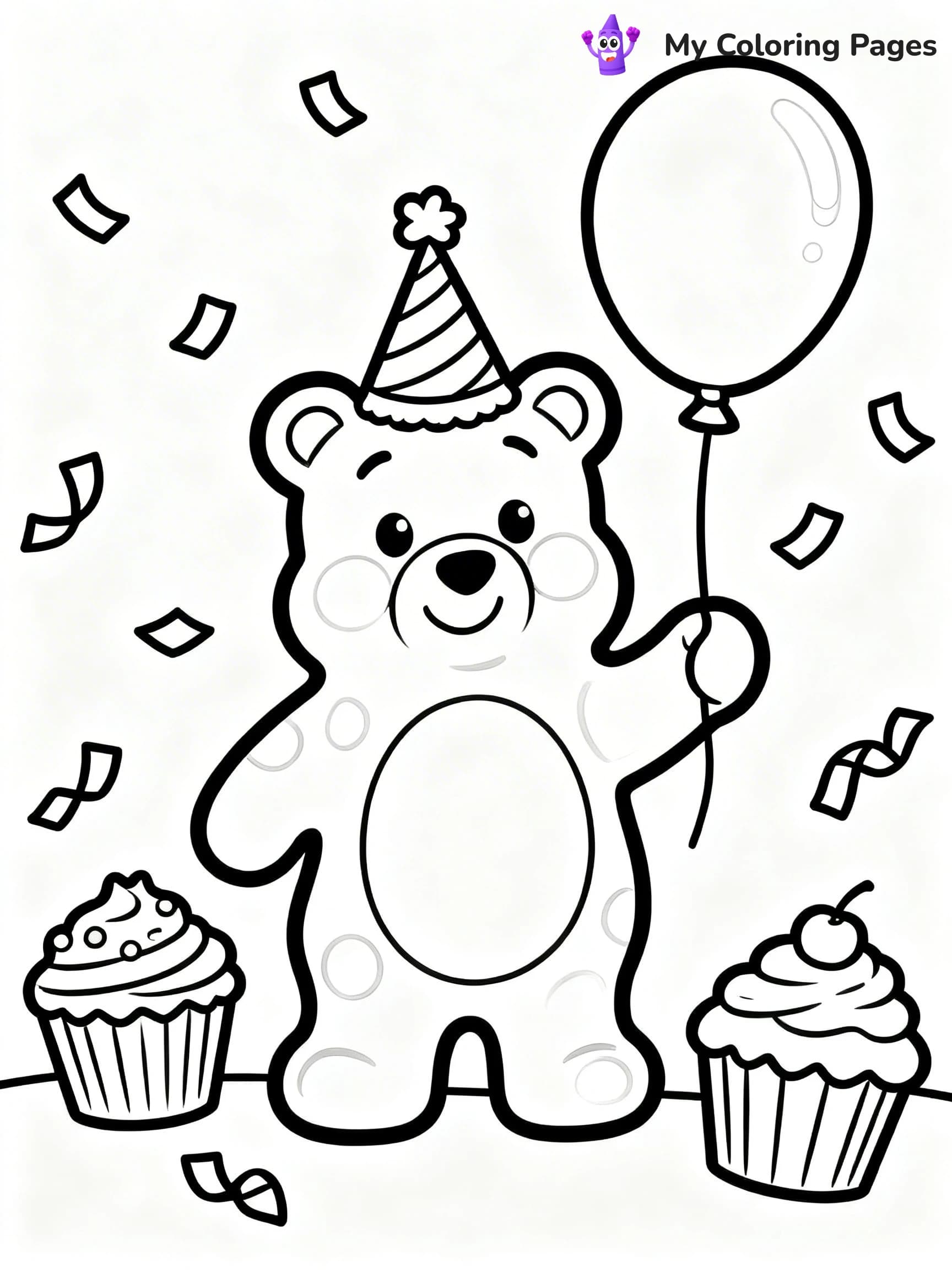 Gummy Bear Coloring Pages - 12
