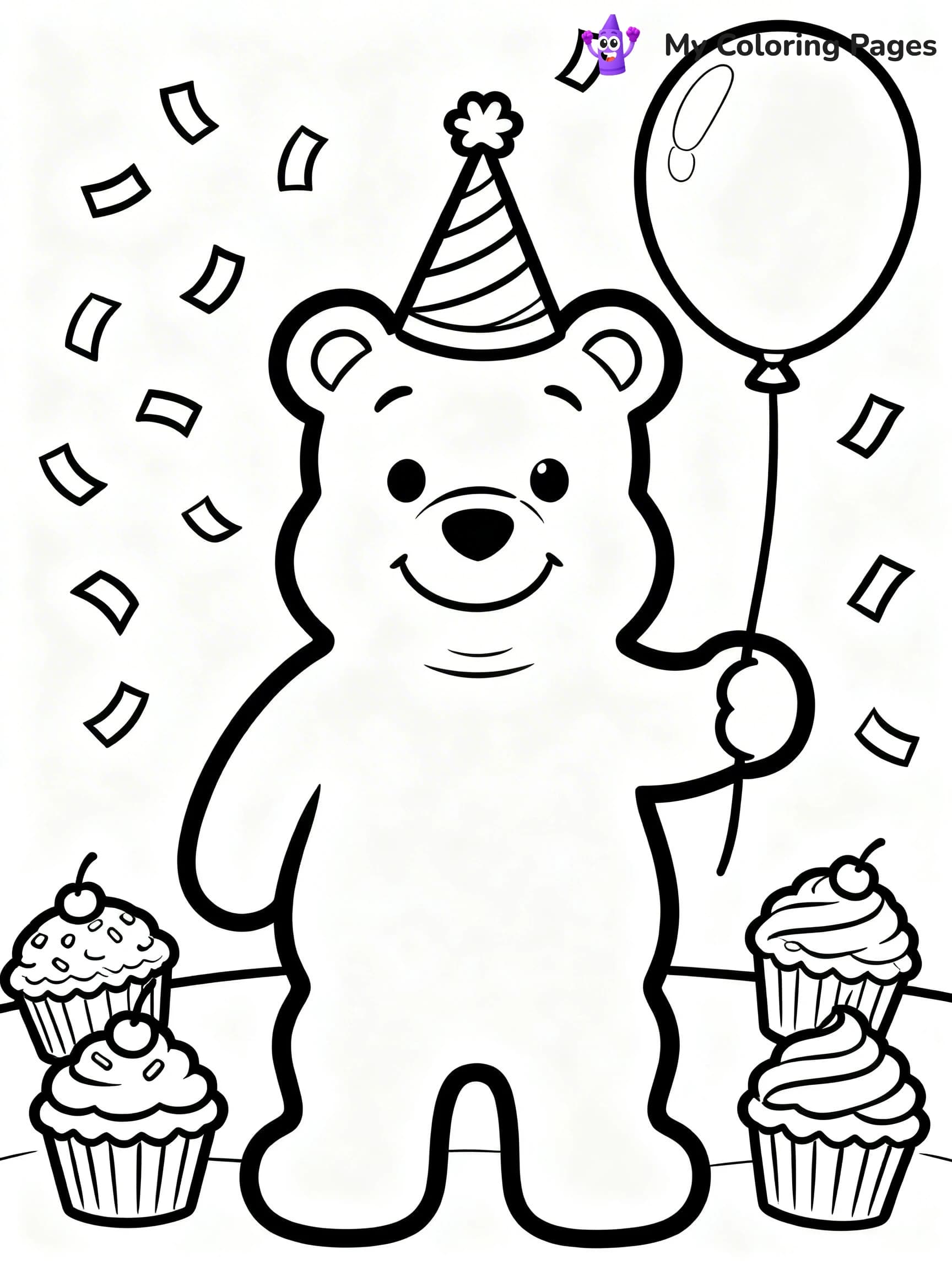 Gummy Bear Coloring Pages - 10