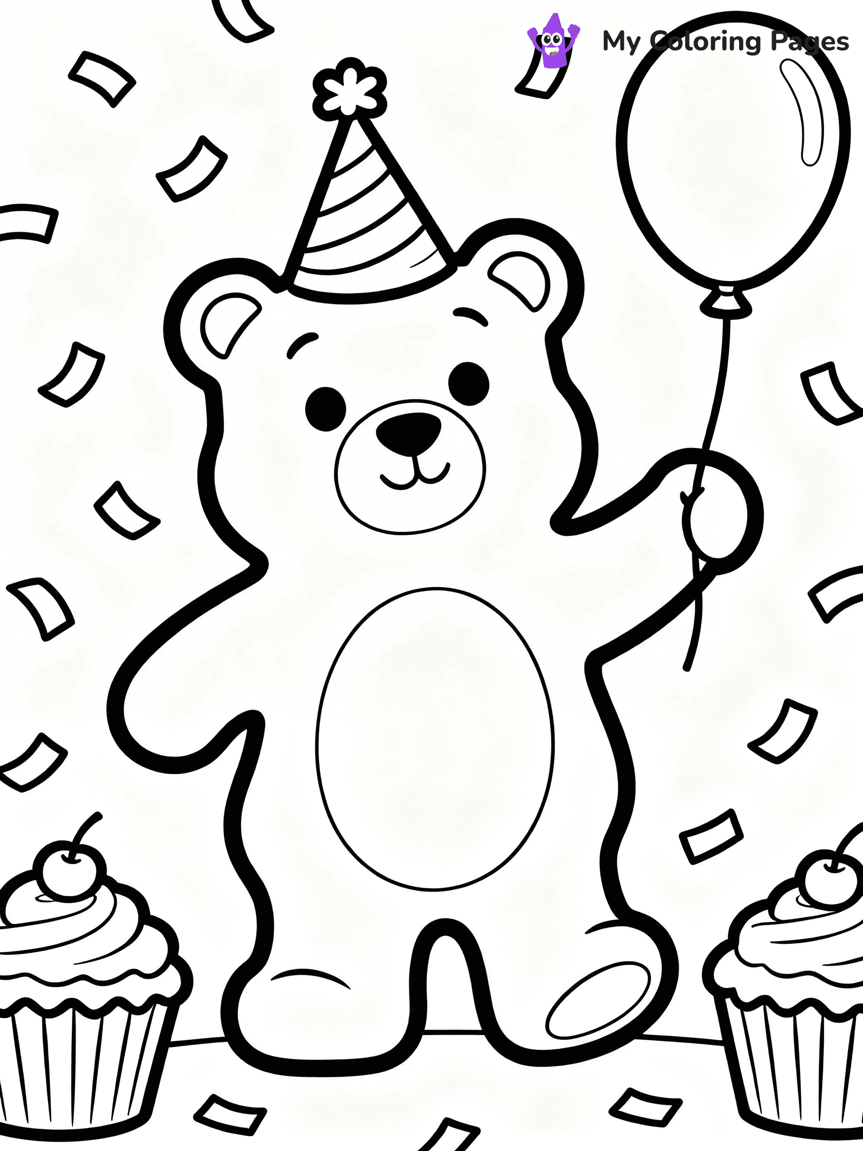 Gummy Bear Coloring Pages - 9