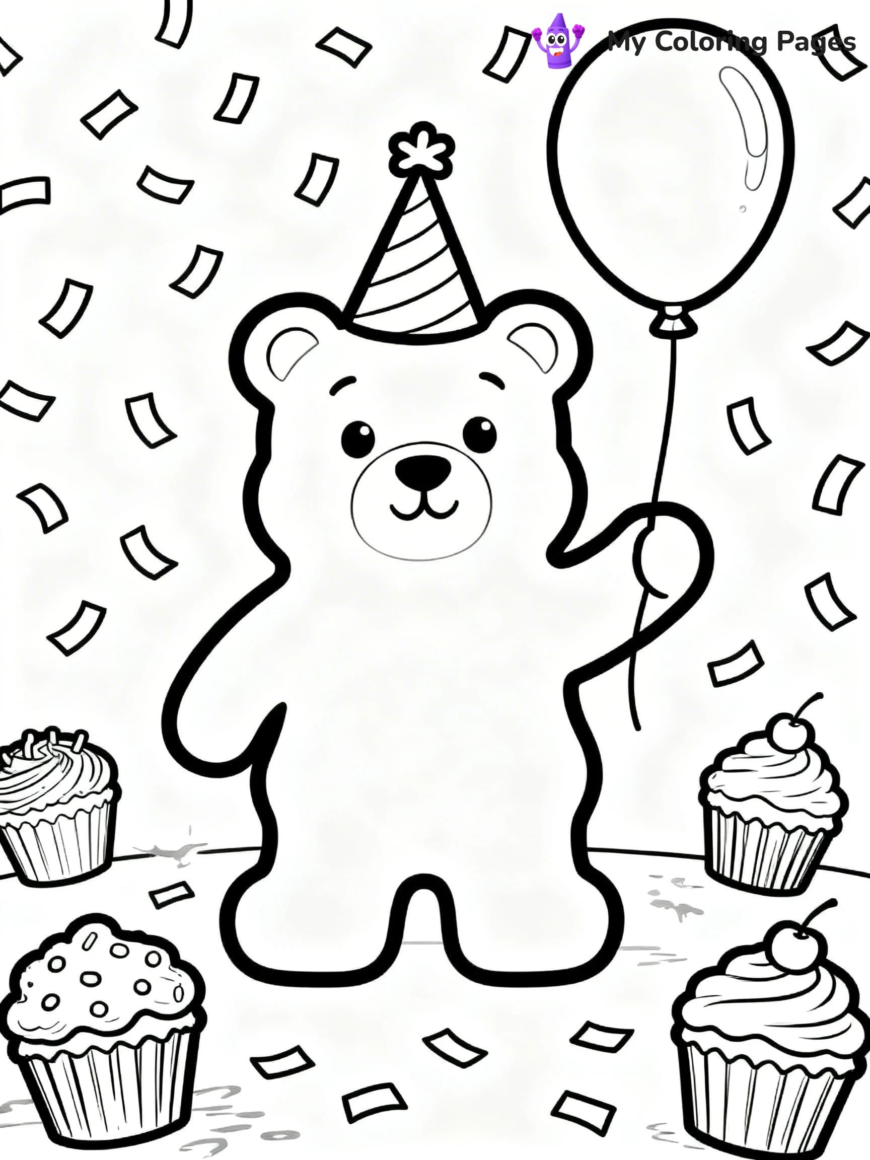 Gummy Bear Coloring Pages - 8