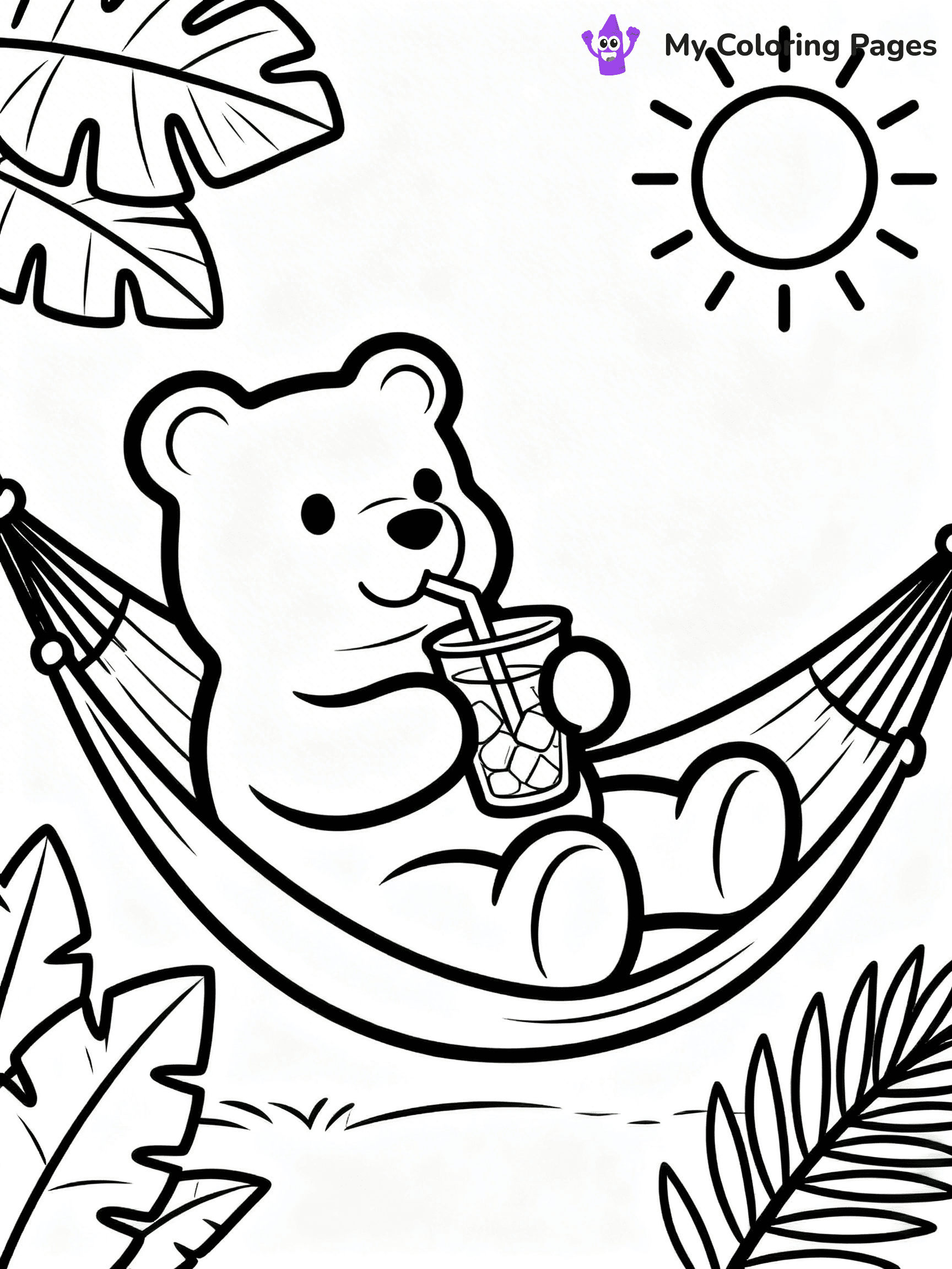 Gummy Bear Coloring Pages - 1