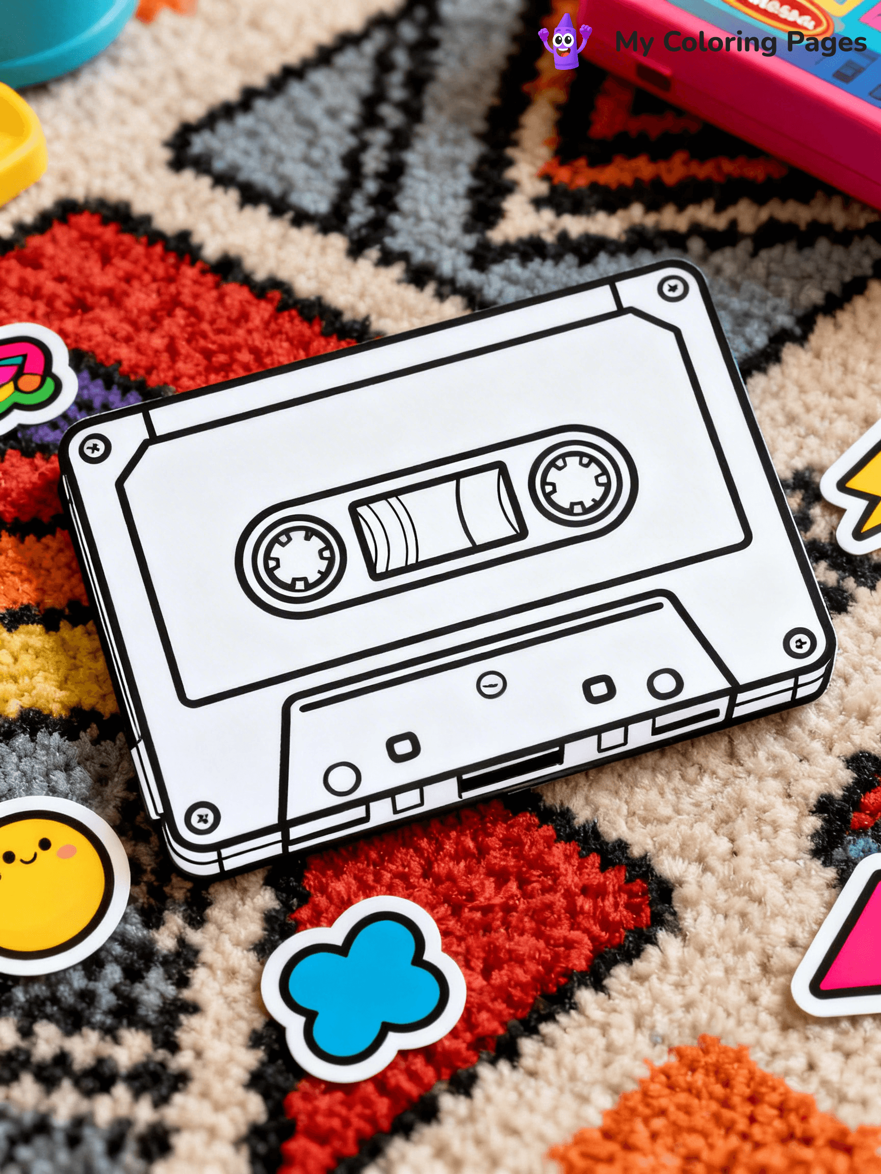 80s Coloring Pages - 84