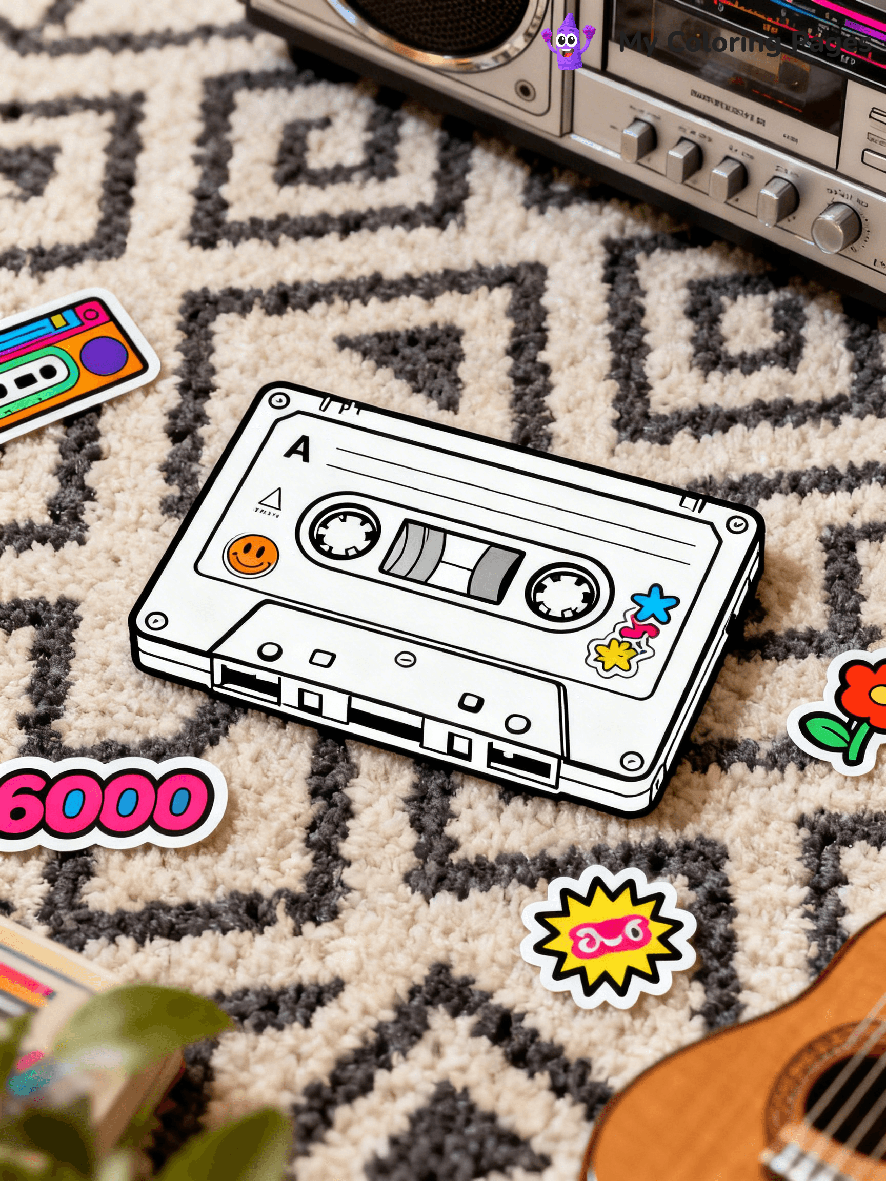 80s Coloring Pages - 83