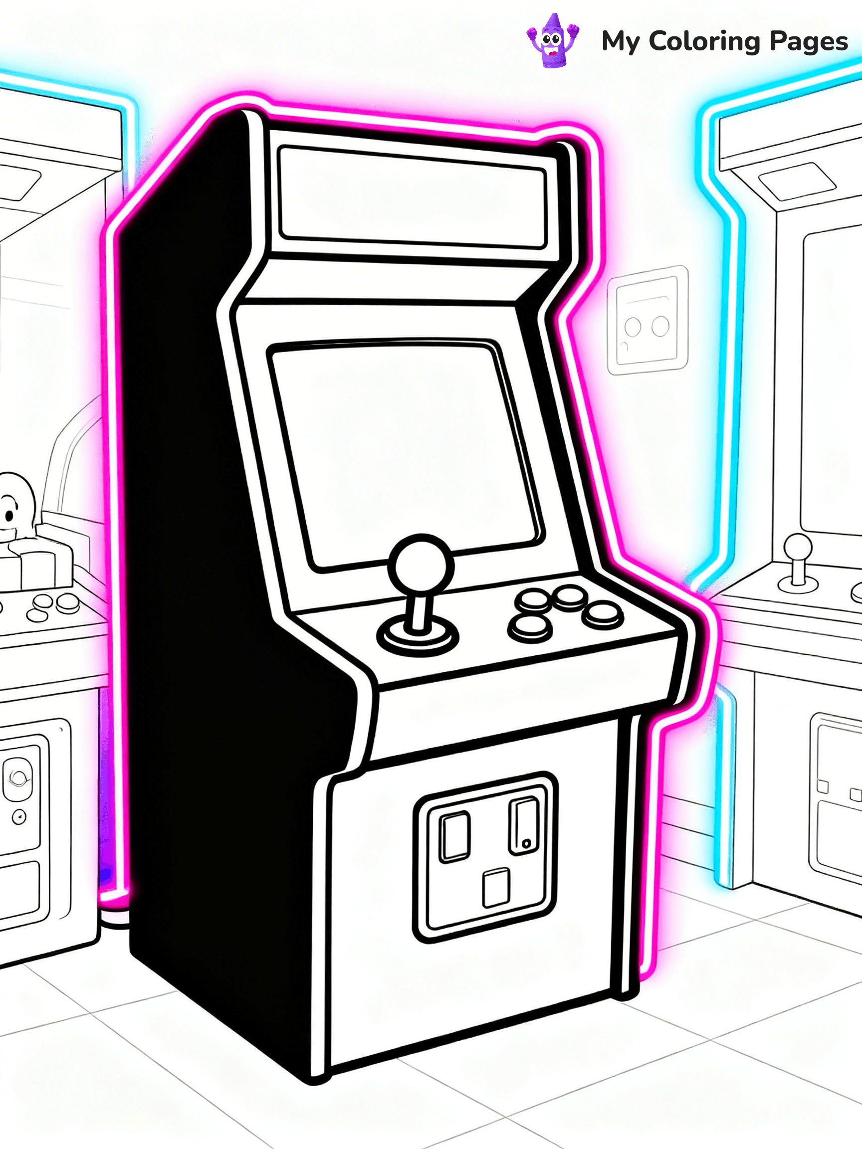 80s Coloring Pages - 77