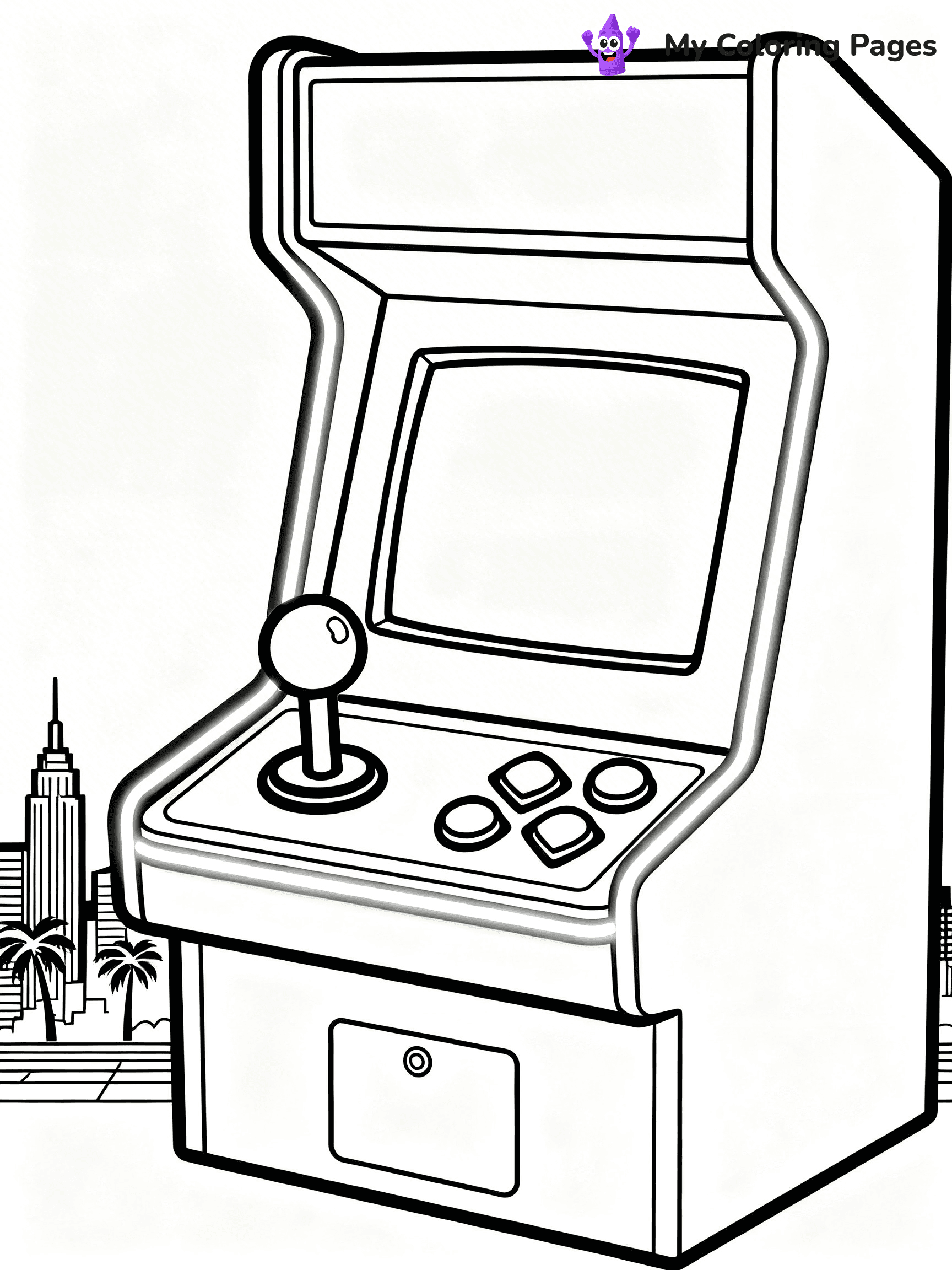 80s Coloring Pages - 74