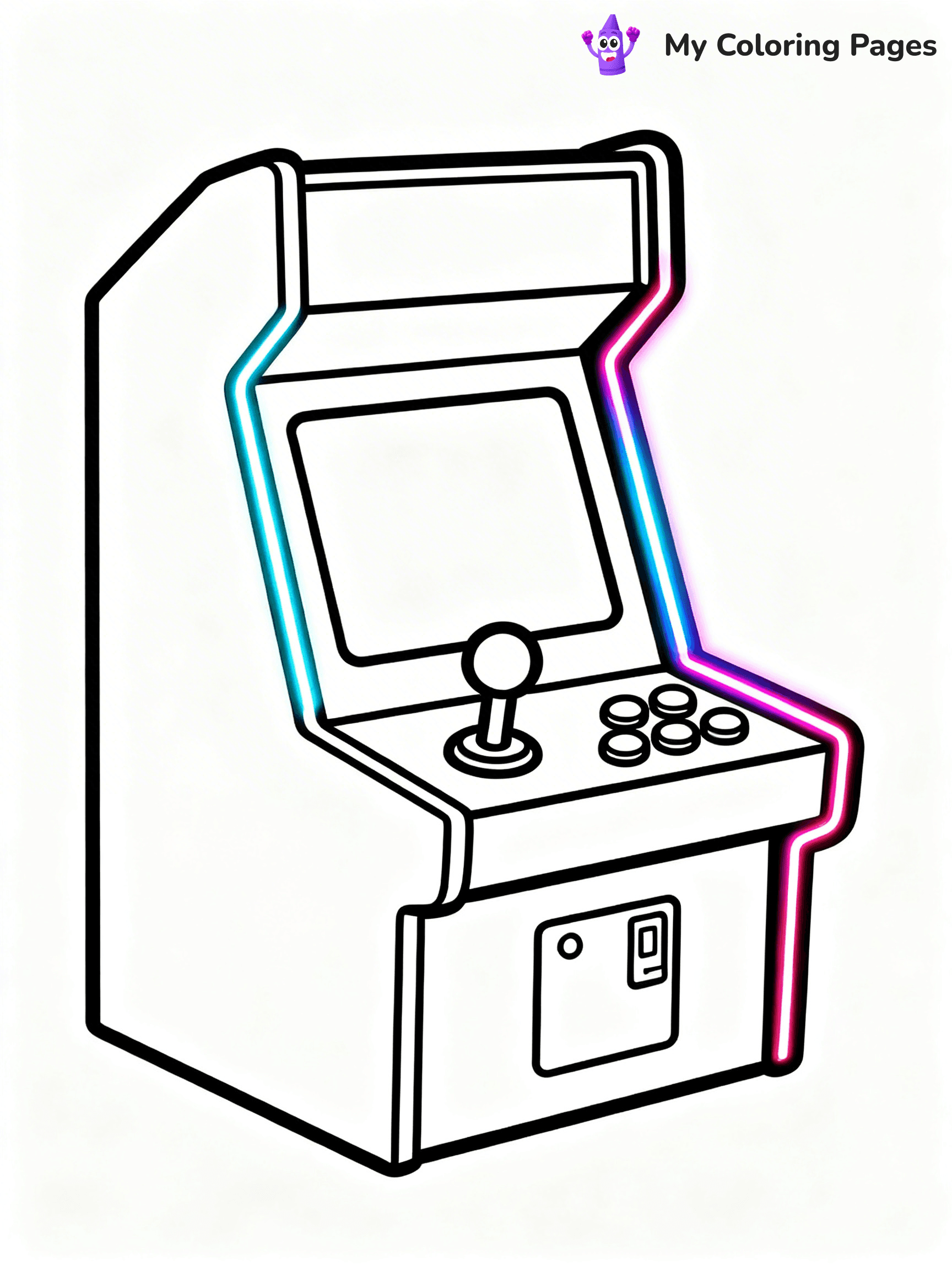 80s Coloring Pages - 72