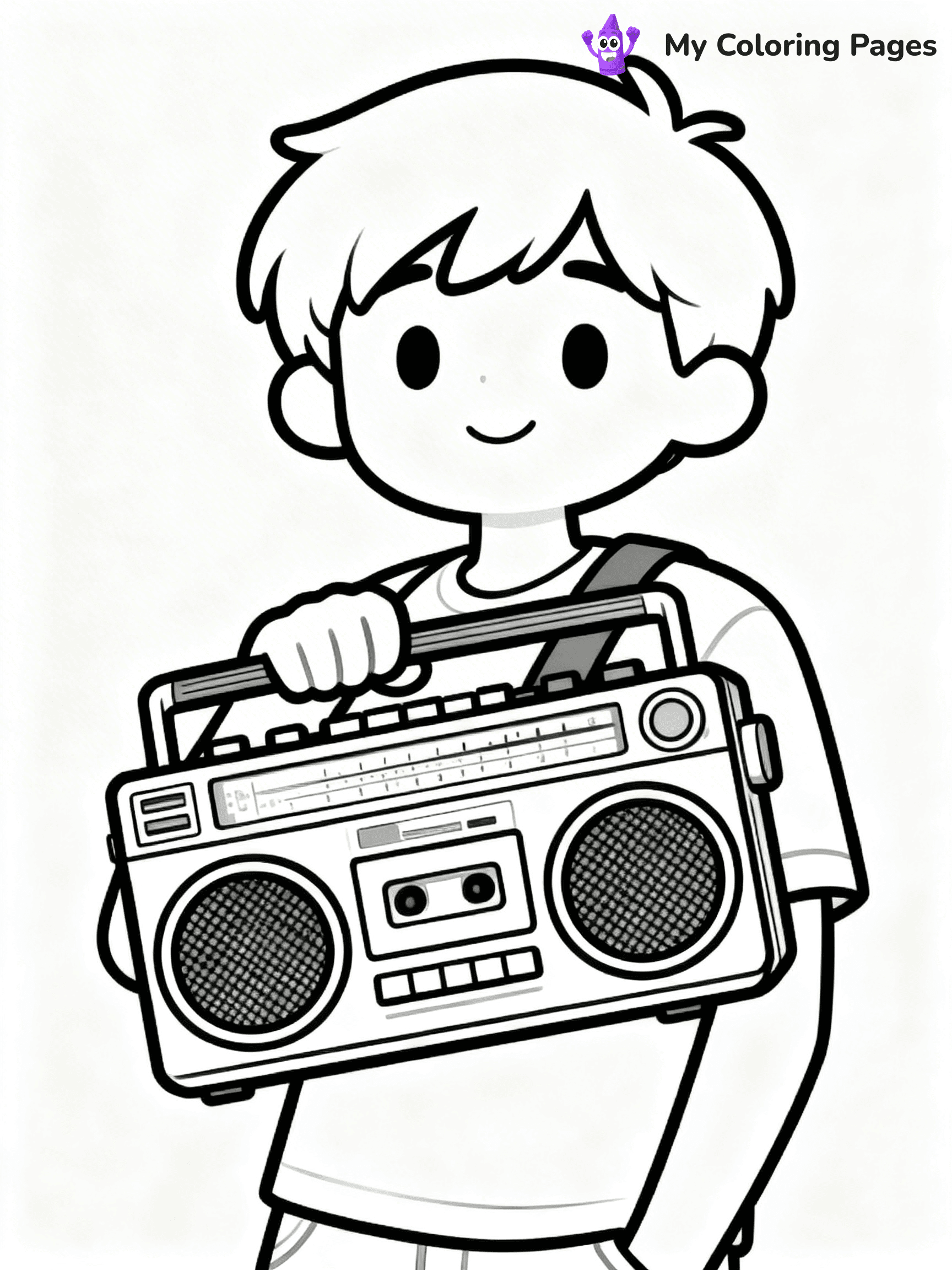 80s Coloring Pages - 64