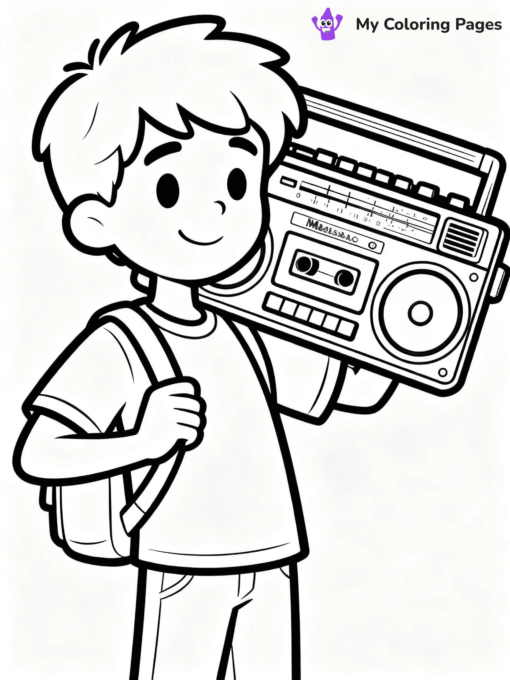 80s Coloring Pages - 63