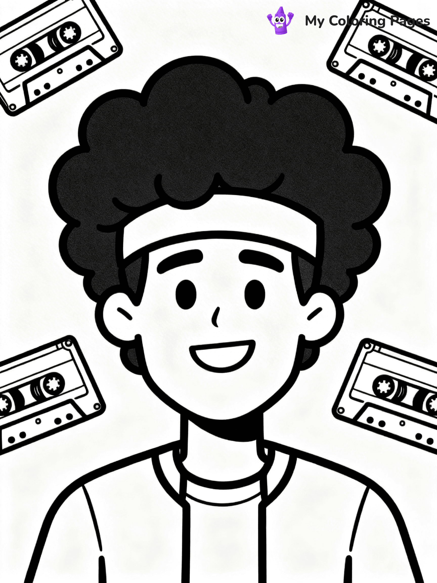 80s Coloring Pages - 59