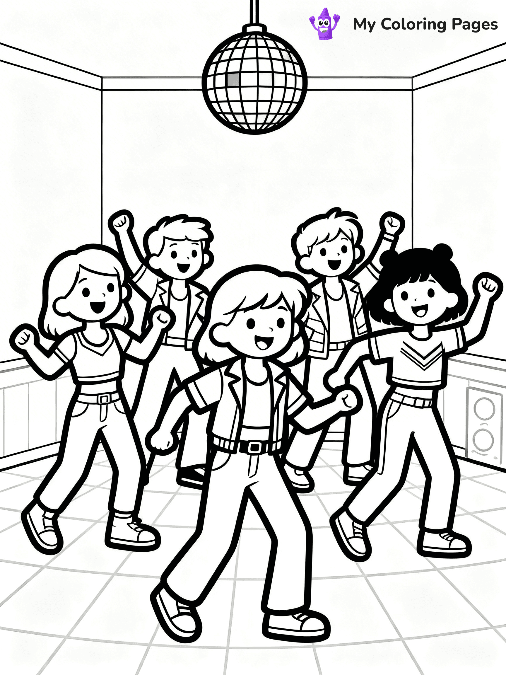 80s Coloring Pages - 42