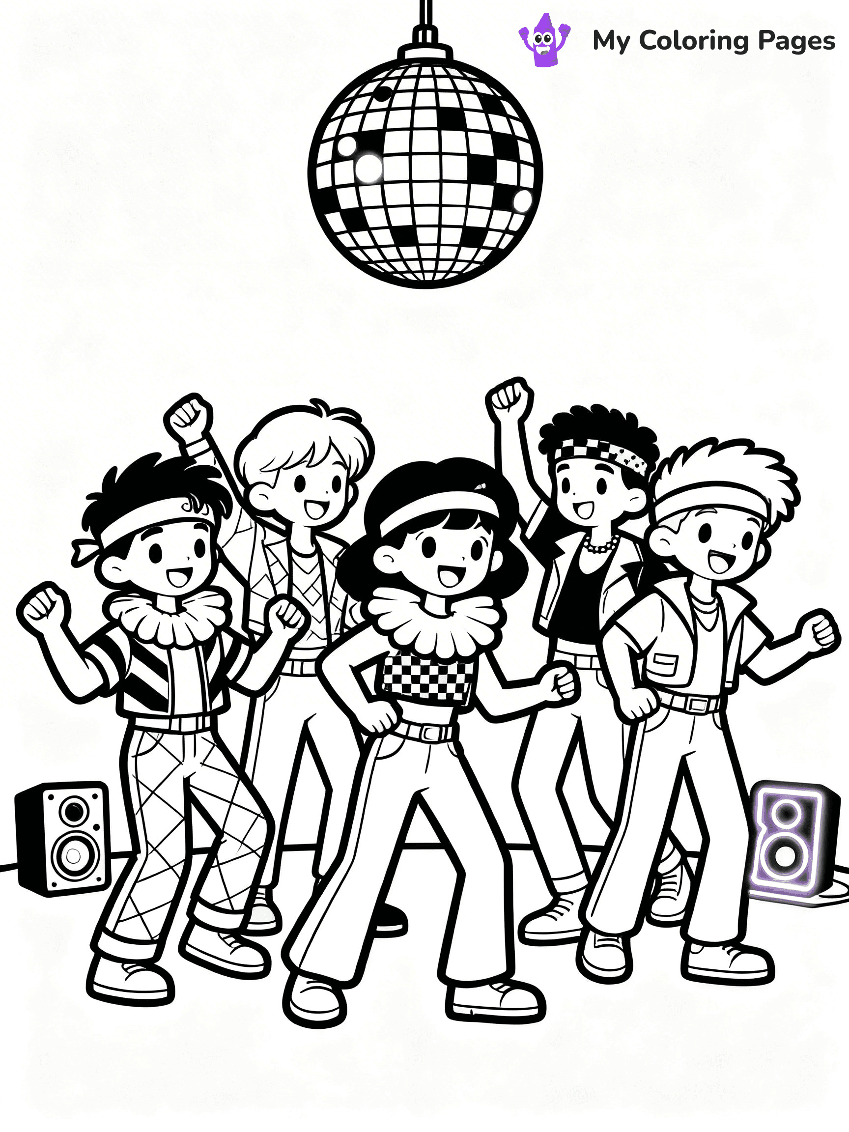 80s Coloring Pages - 40