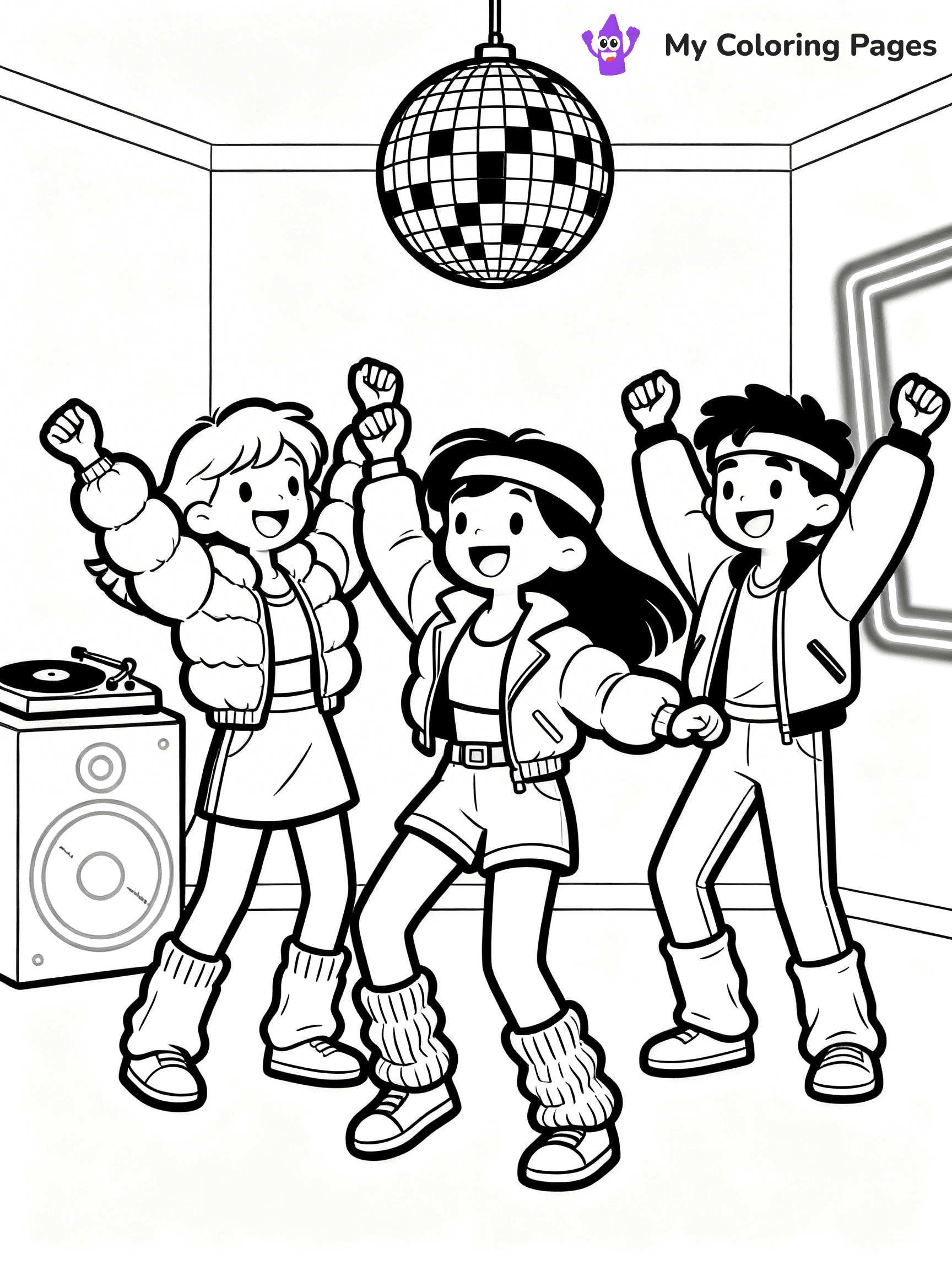 80s Coloring Pages - 37