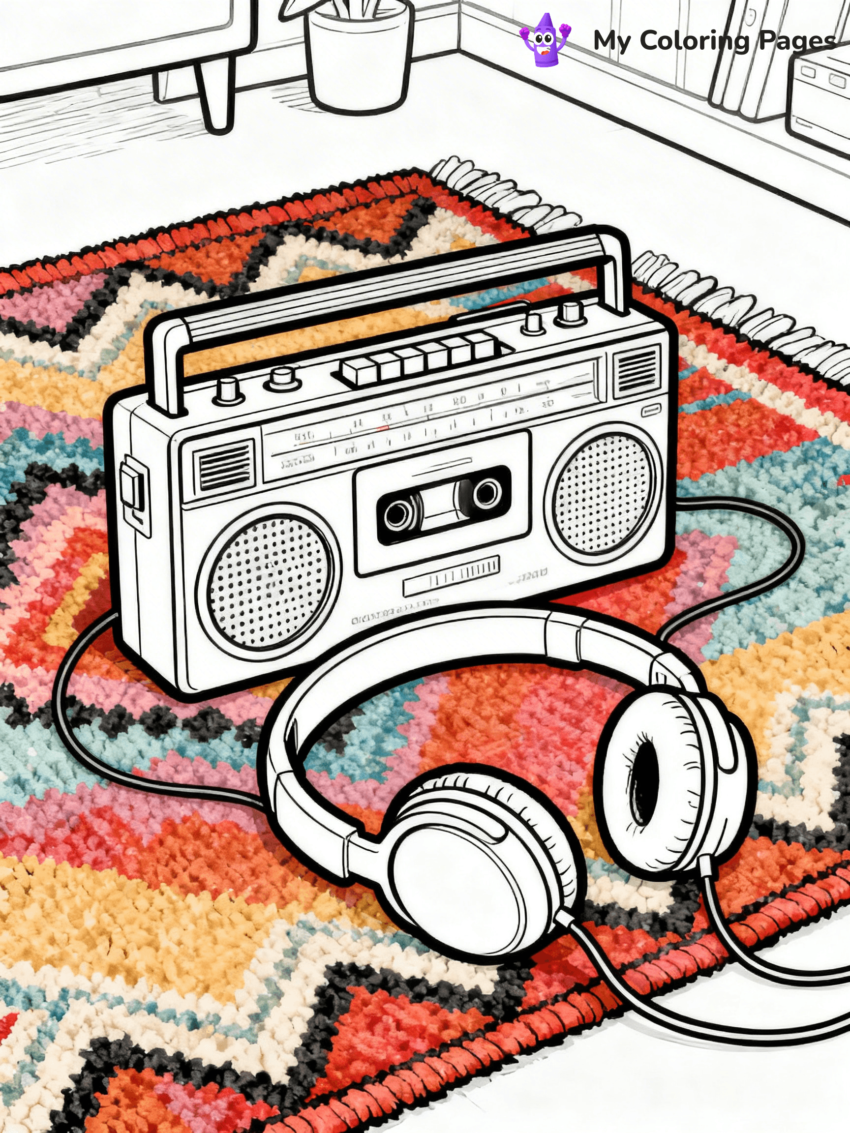 80s Coloring Pages - 18