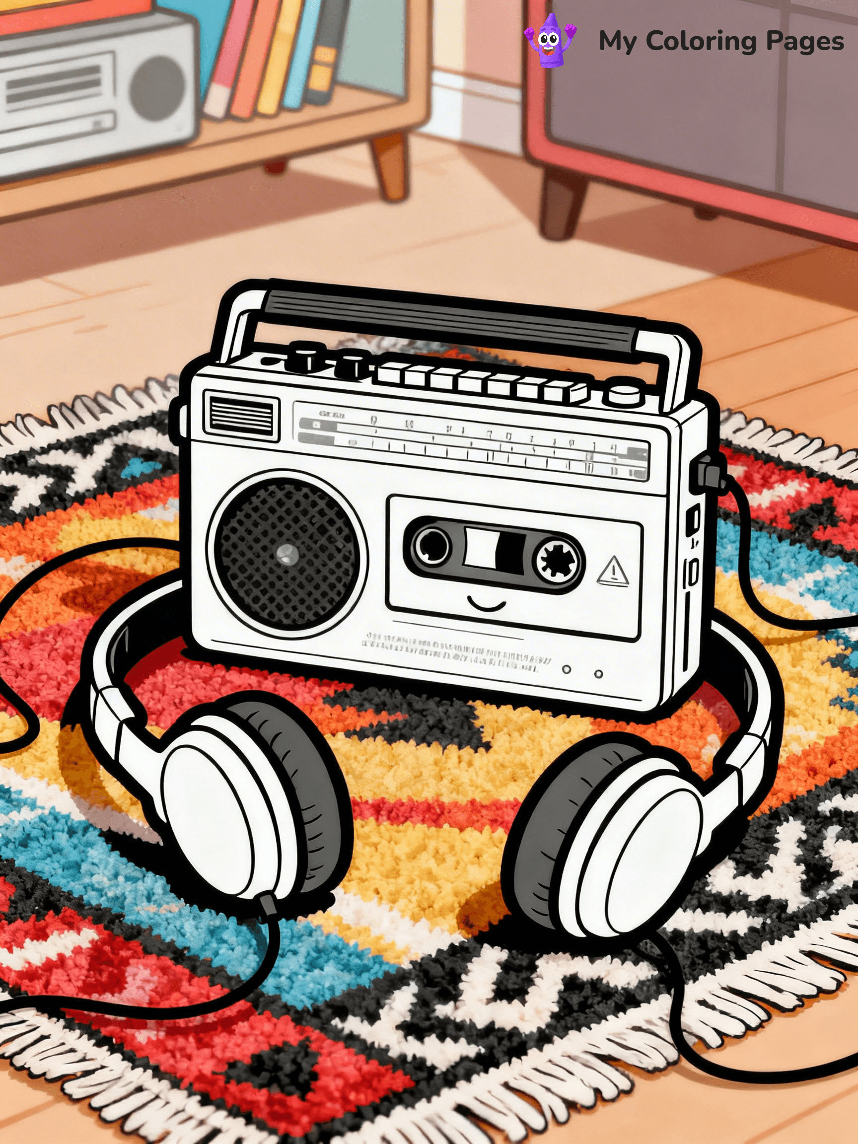 80s Coloring Pages - 17