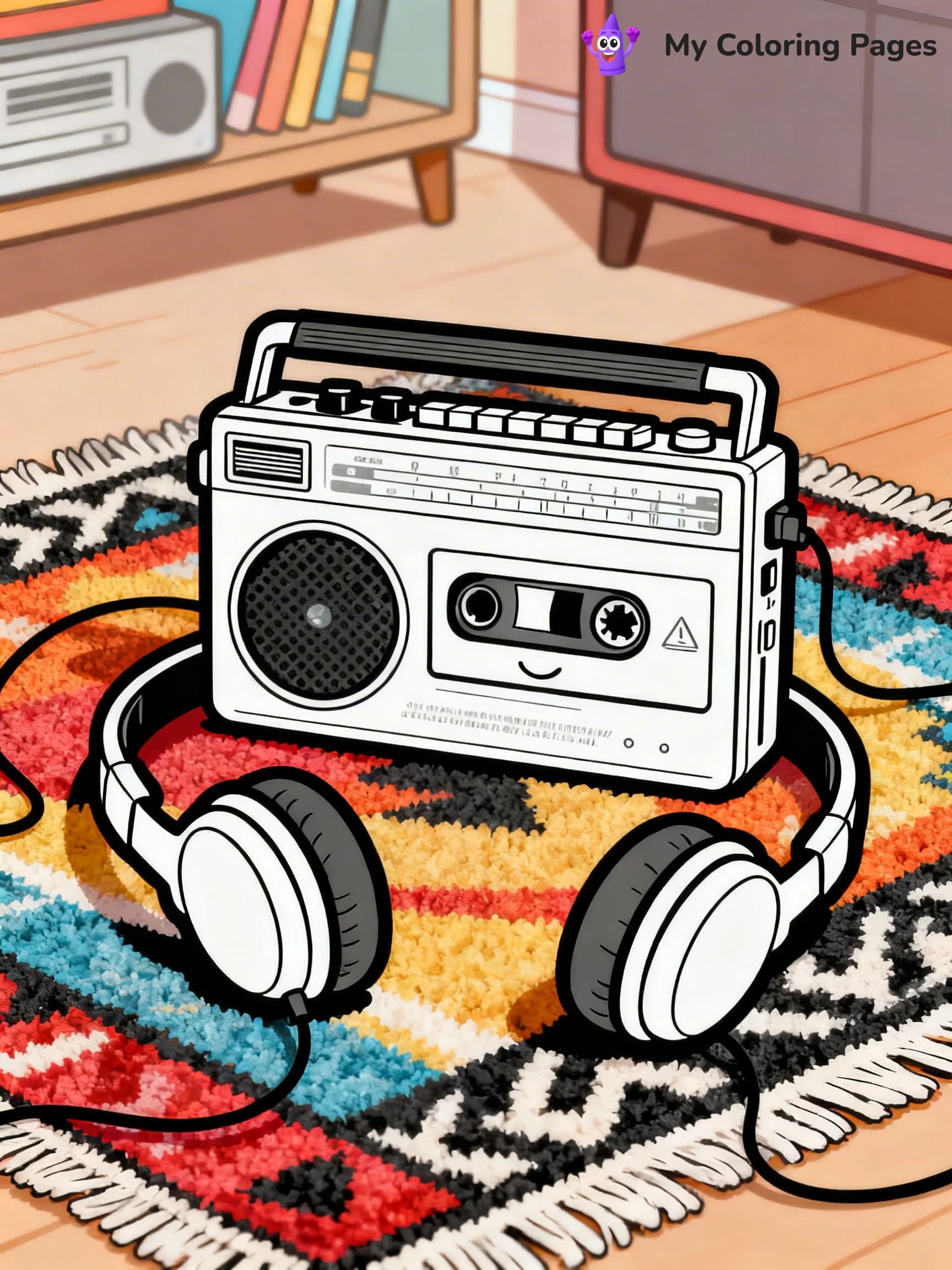 80s Coloring Pages - 17