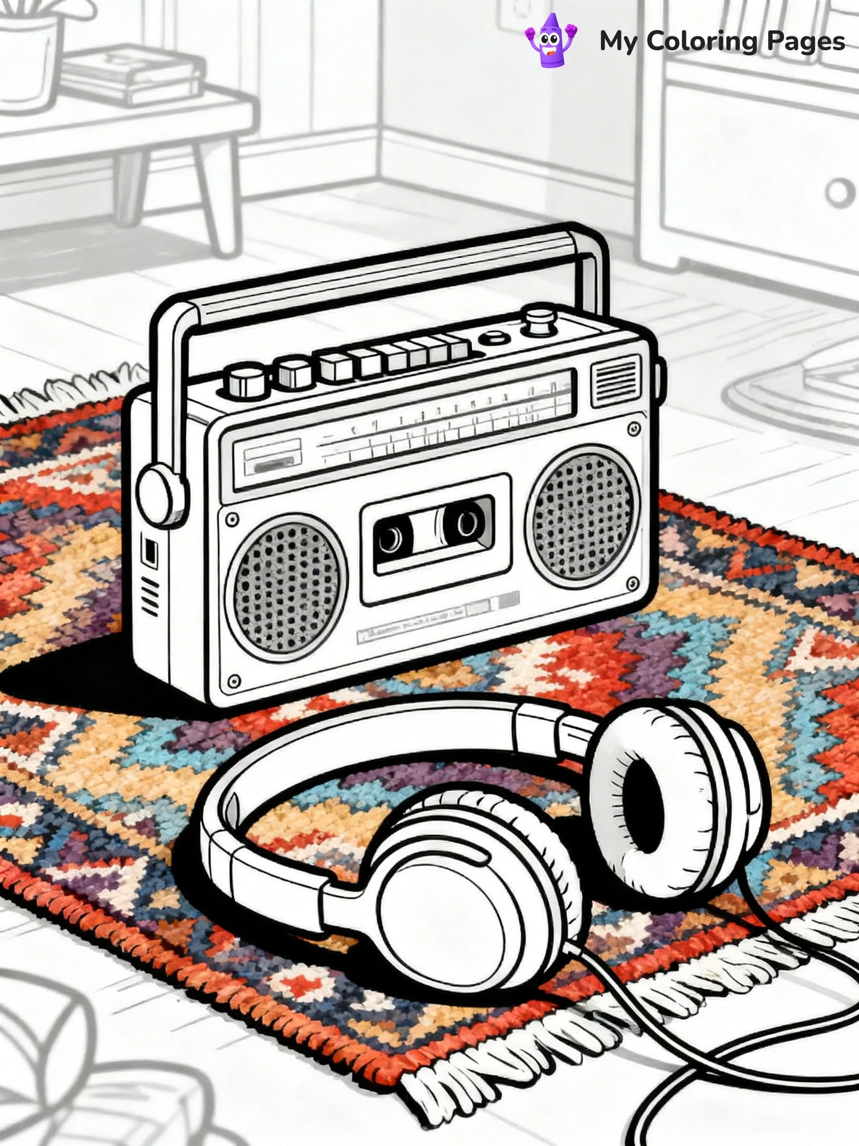 80s Coloring Pages - 16