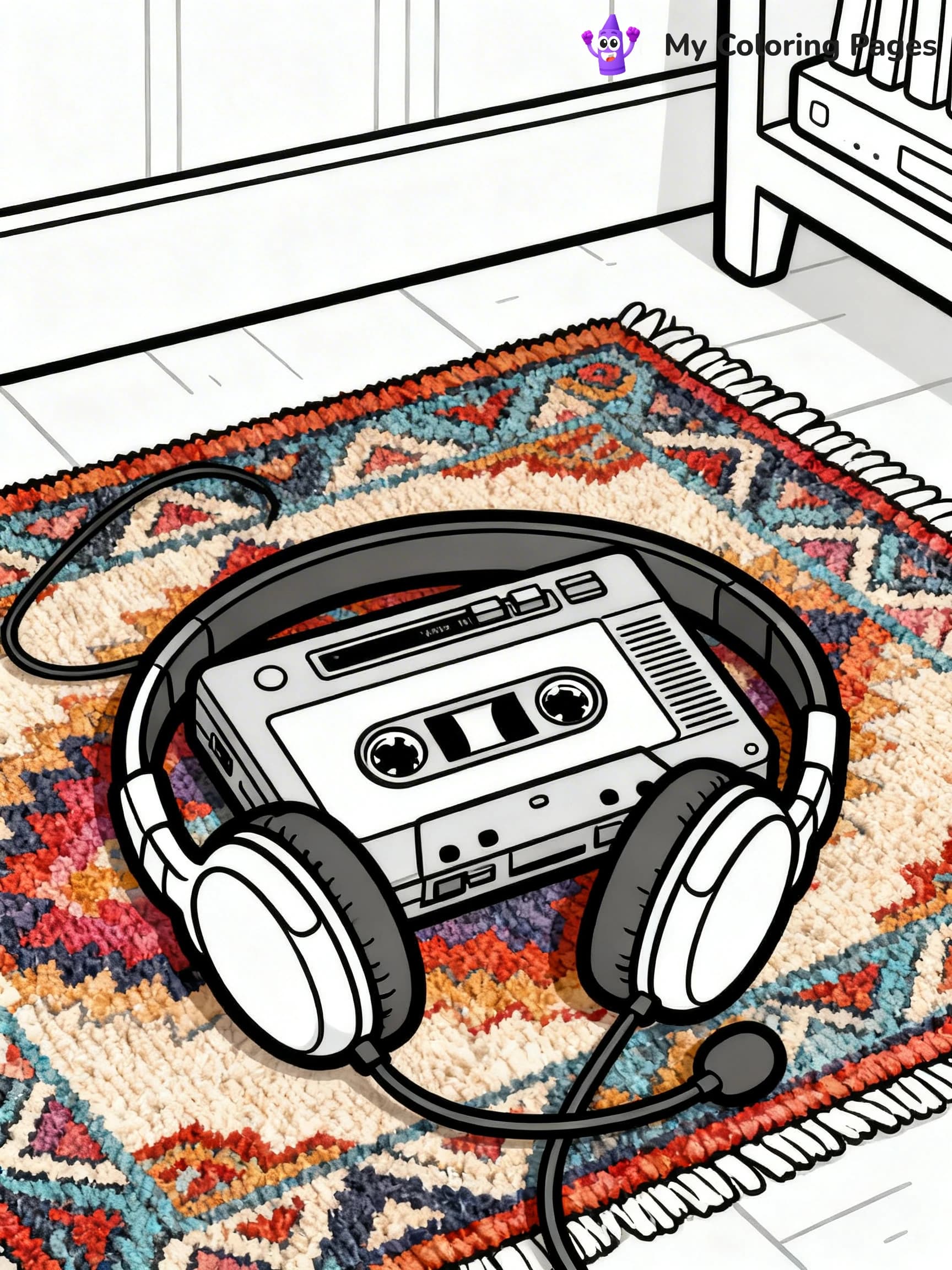 80s Coloring Pages - 15